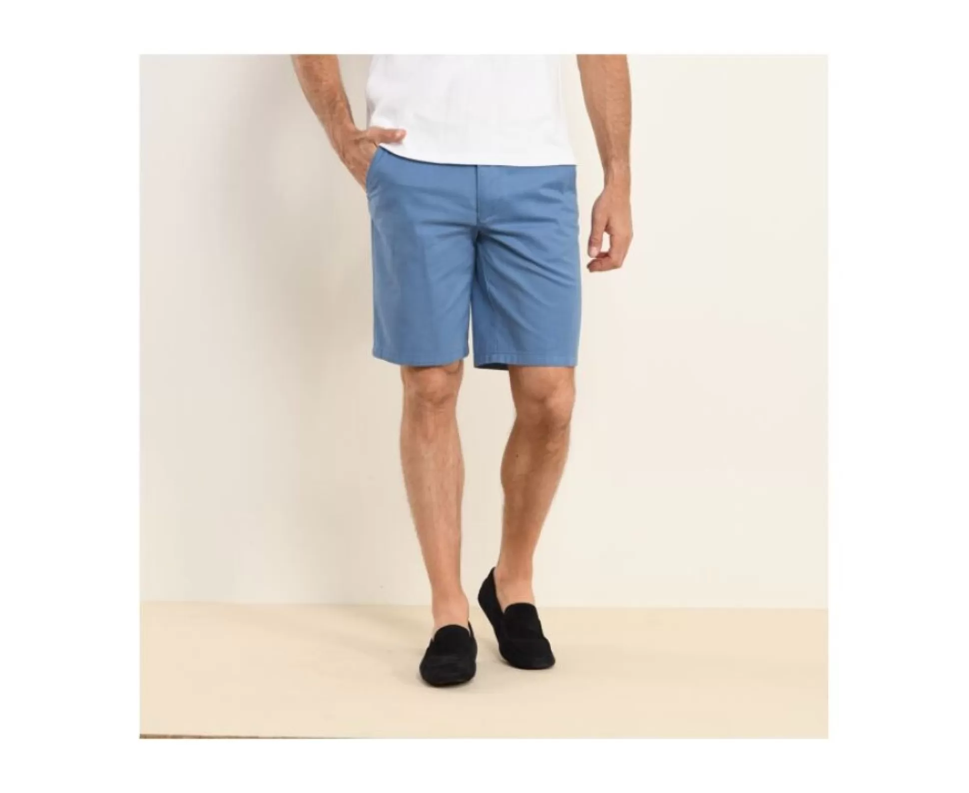 Bexley Bermudas Chino*Bermuda Chino Homme Barry Bleu Moyen