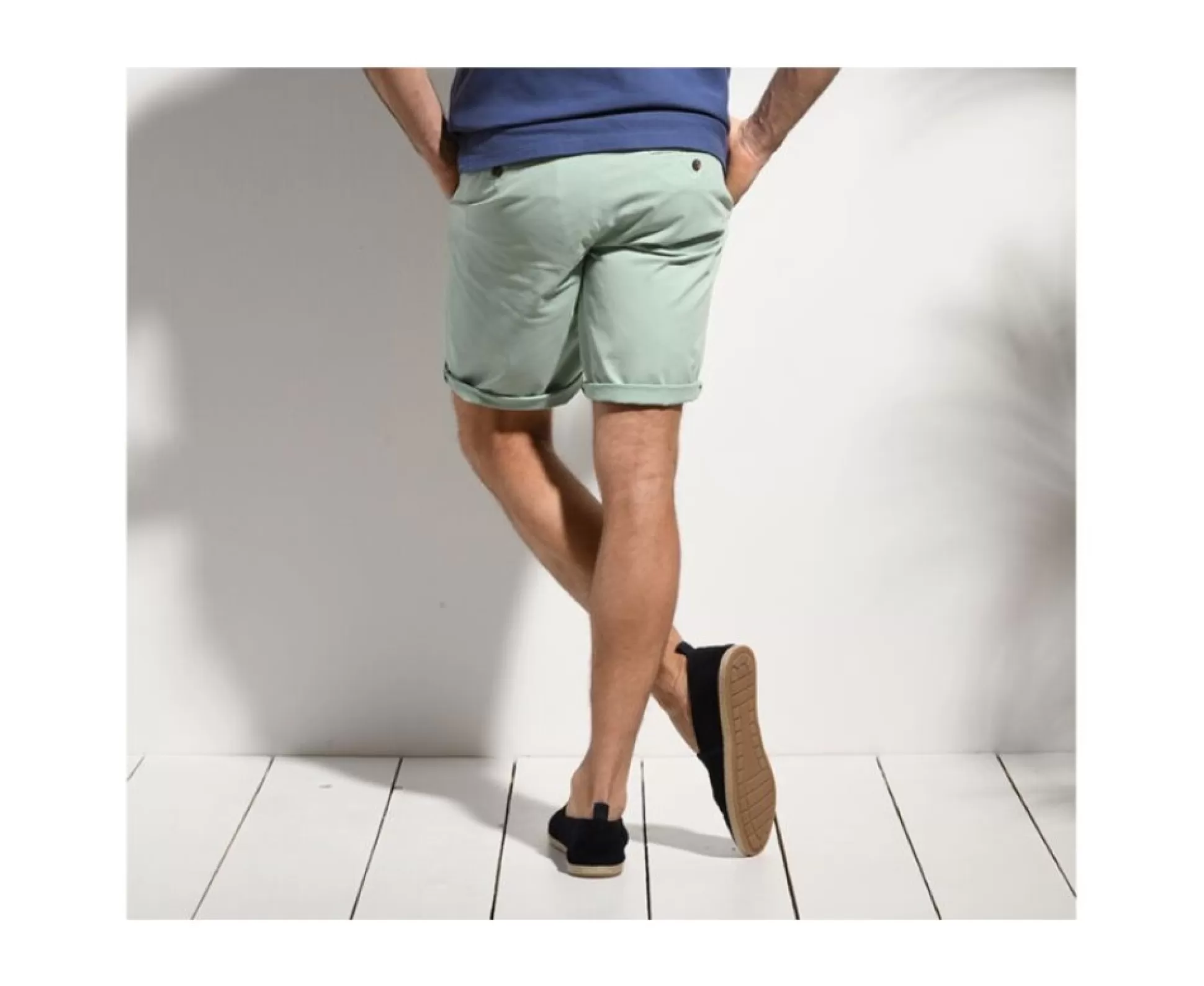 Bexley Bermudas Chino*Bermuda Chino Homme Barry Menthe