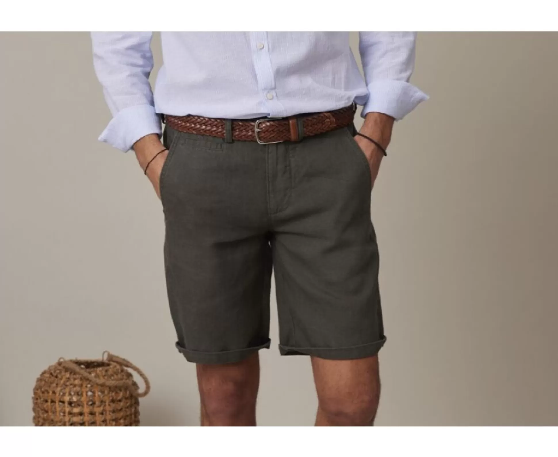 Bexley Bermudas Chino*Bermuda Lin Borys Olive Fonce