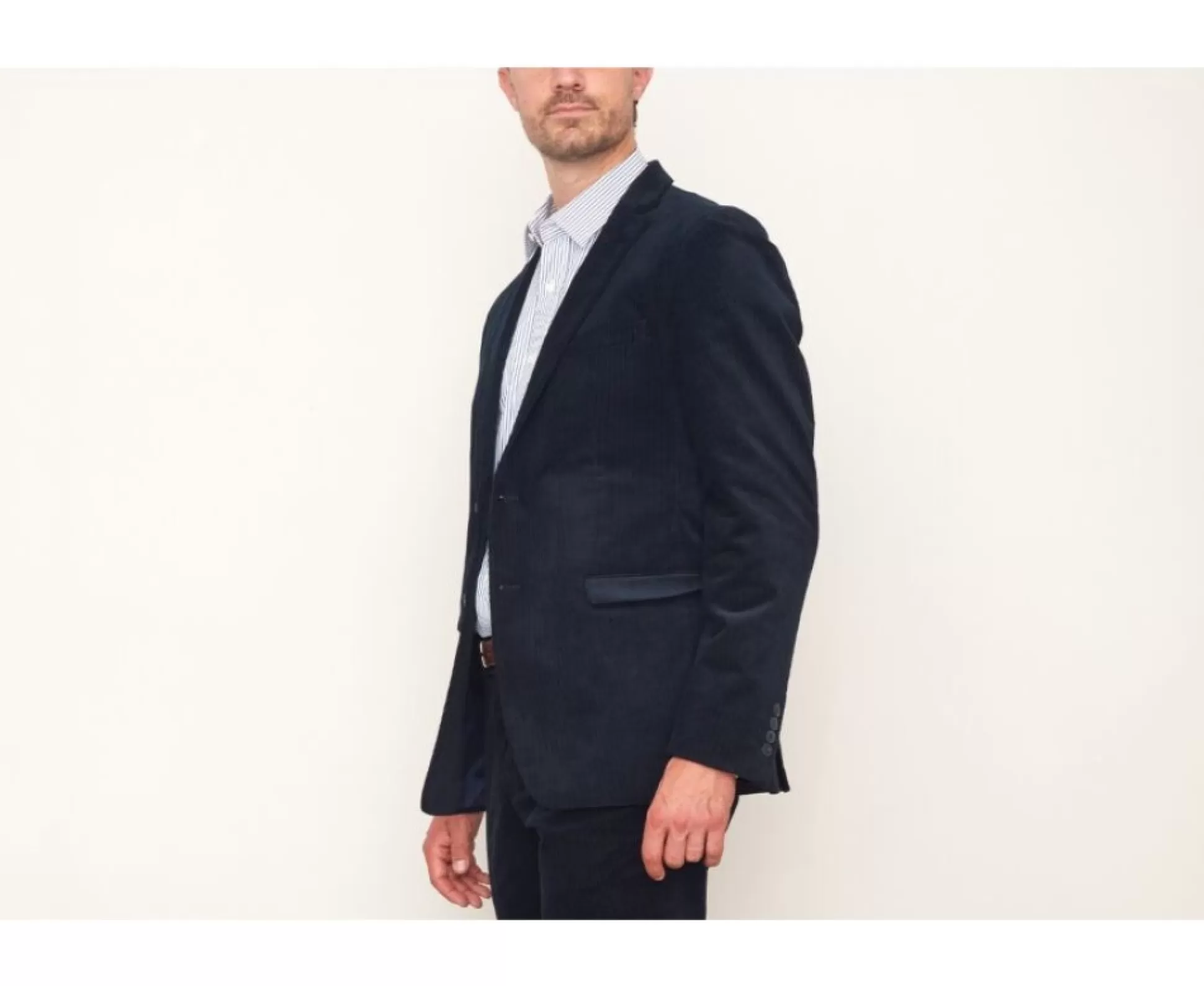 Bexley Blazers*Blazer Homme Velours Cotele Lave Blazer Leontilde Marine