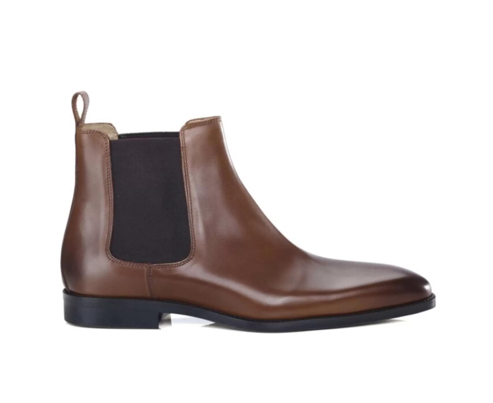 Bexley Boots & Bottines*Boots Cuir Homme Bergame Gomme Ville | Chataigne Patine