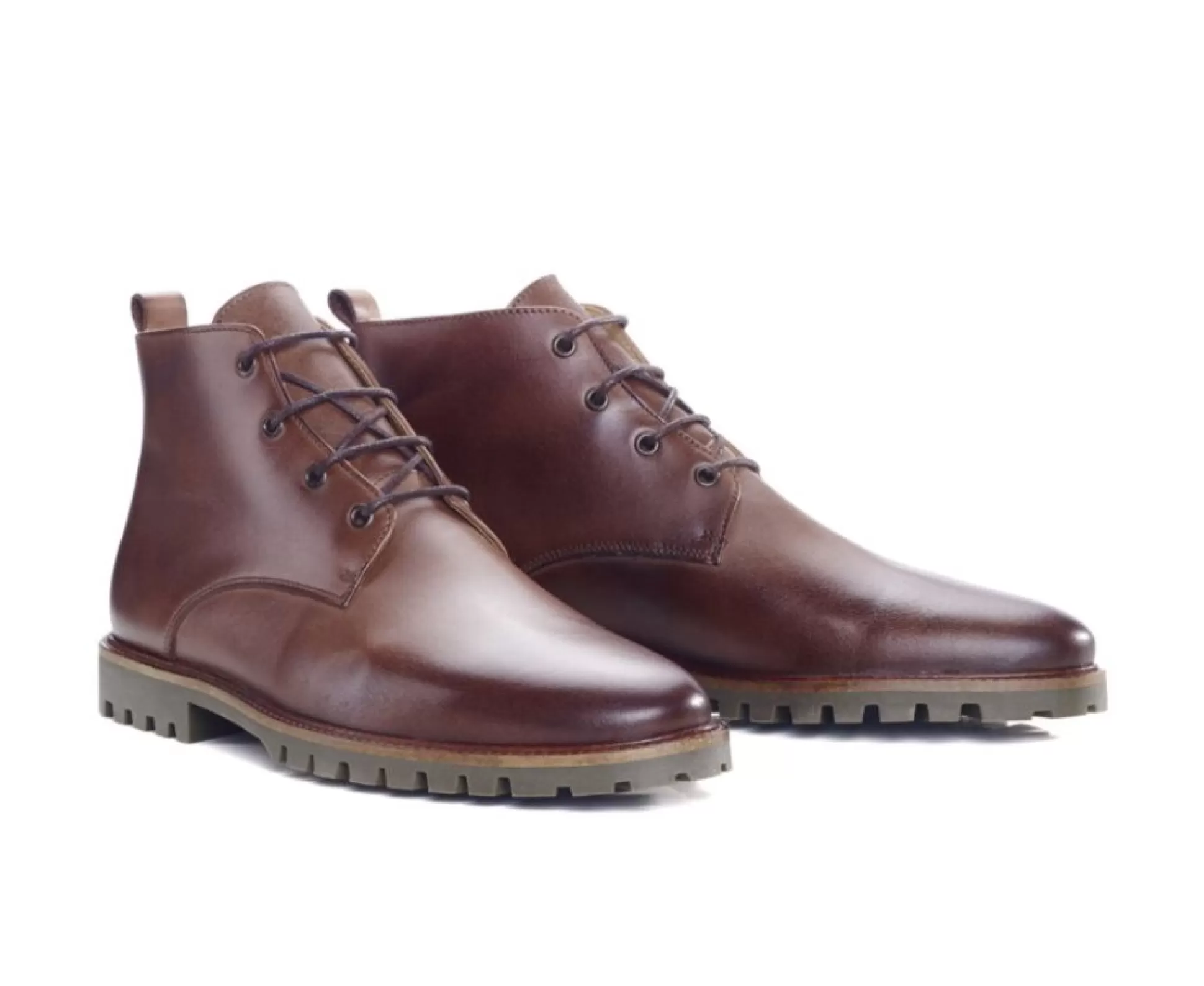 Bexley Boots & Bottines*Boots Semelle Gomme Homme Canfield Gomme | Chocolat Patine