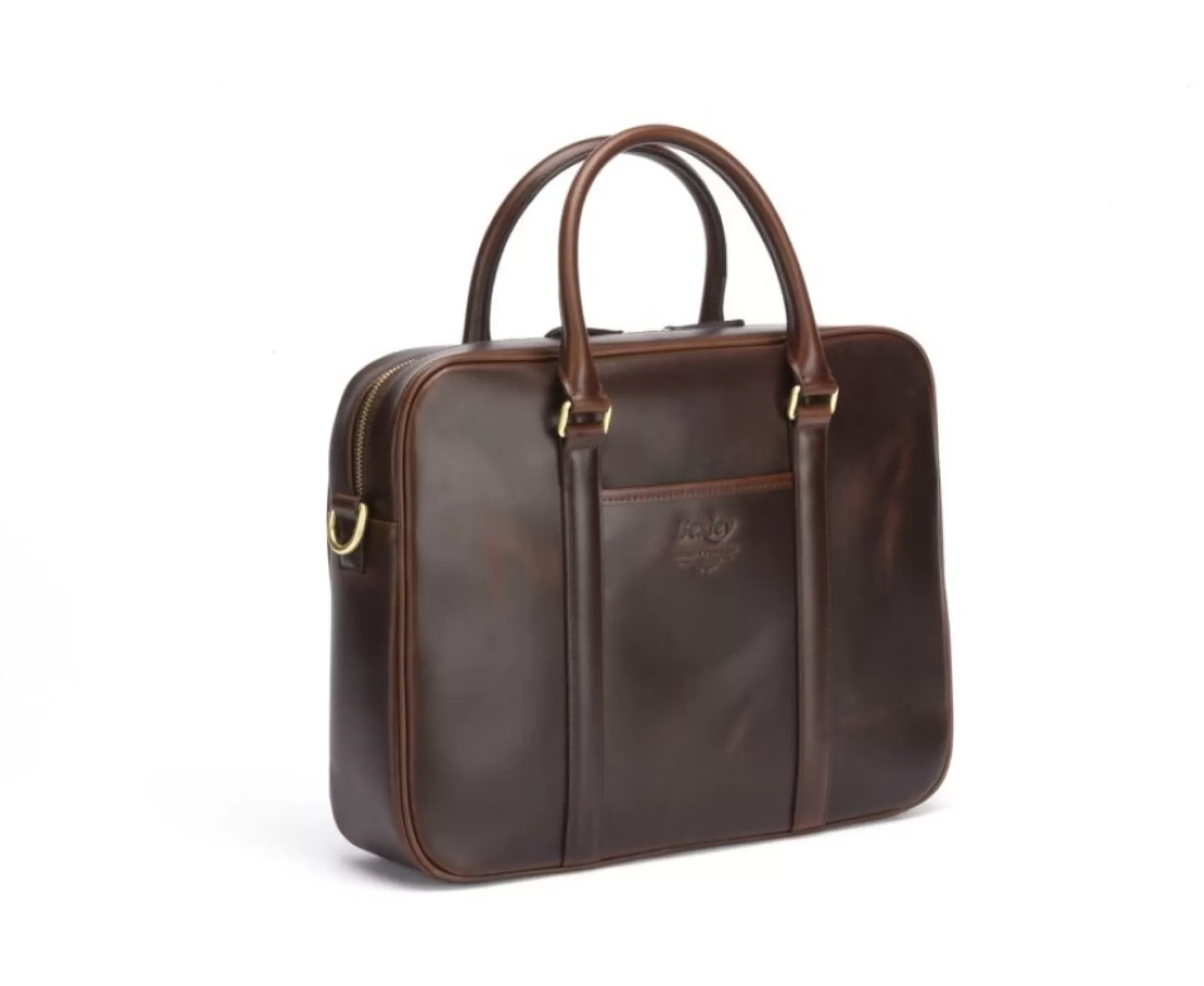 Bexley Sacs, Cartables & Gants Cuir*Cartable Homme Cuir Avec Bandouliere Karlington Iii Chocolat