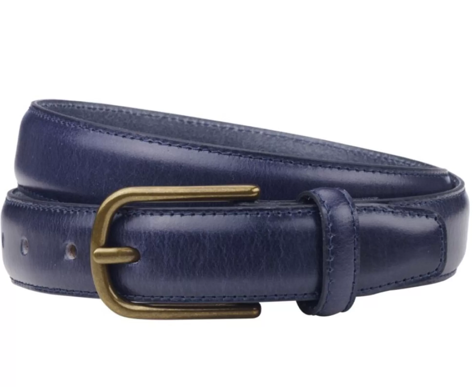 Bexley Ceintures*Ceinture Cuir Homme Southgate Navy Patine