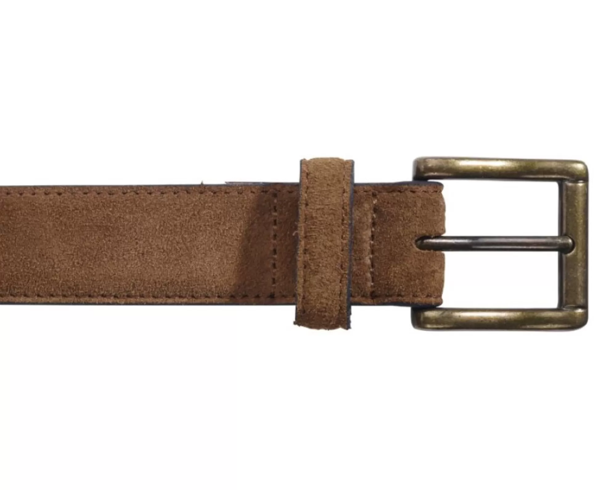 Bexley Ceintures*Ceinture Cuir Velours Homme Caramel Harrowgate Velours Caramel