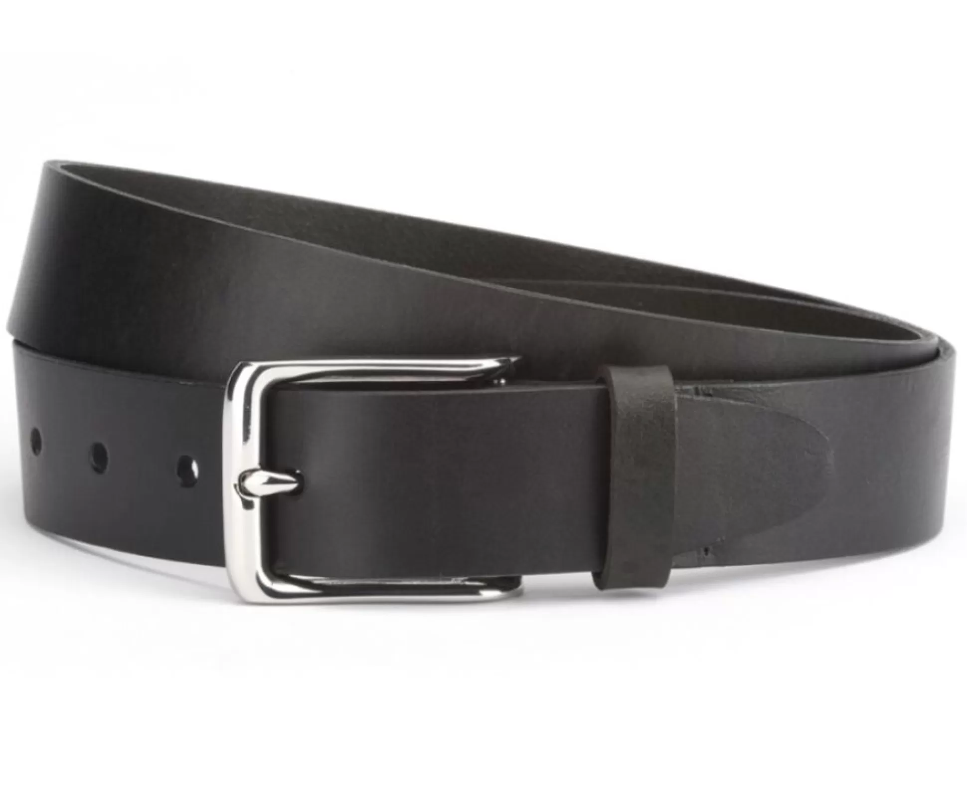 Bexley Ceintures*Ceinture En Cuir Homme Westwood Ii Silver Noir