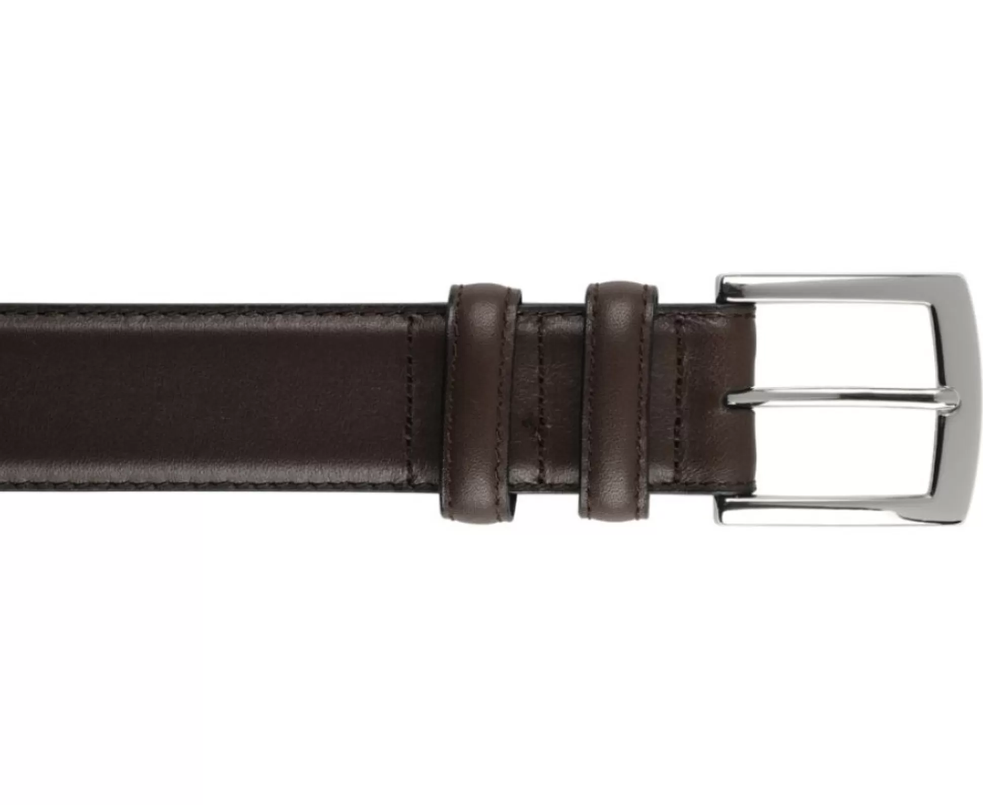 Bexley Ceintures*Ceinture Luxe Homme Westgate Silver Chocolat