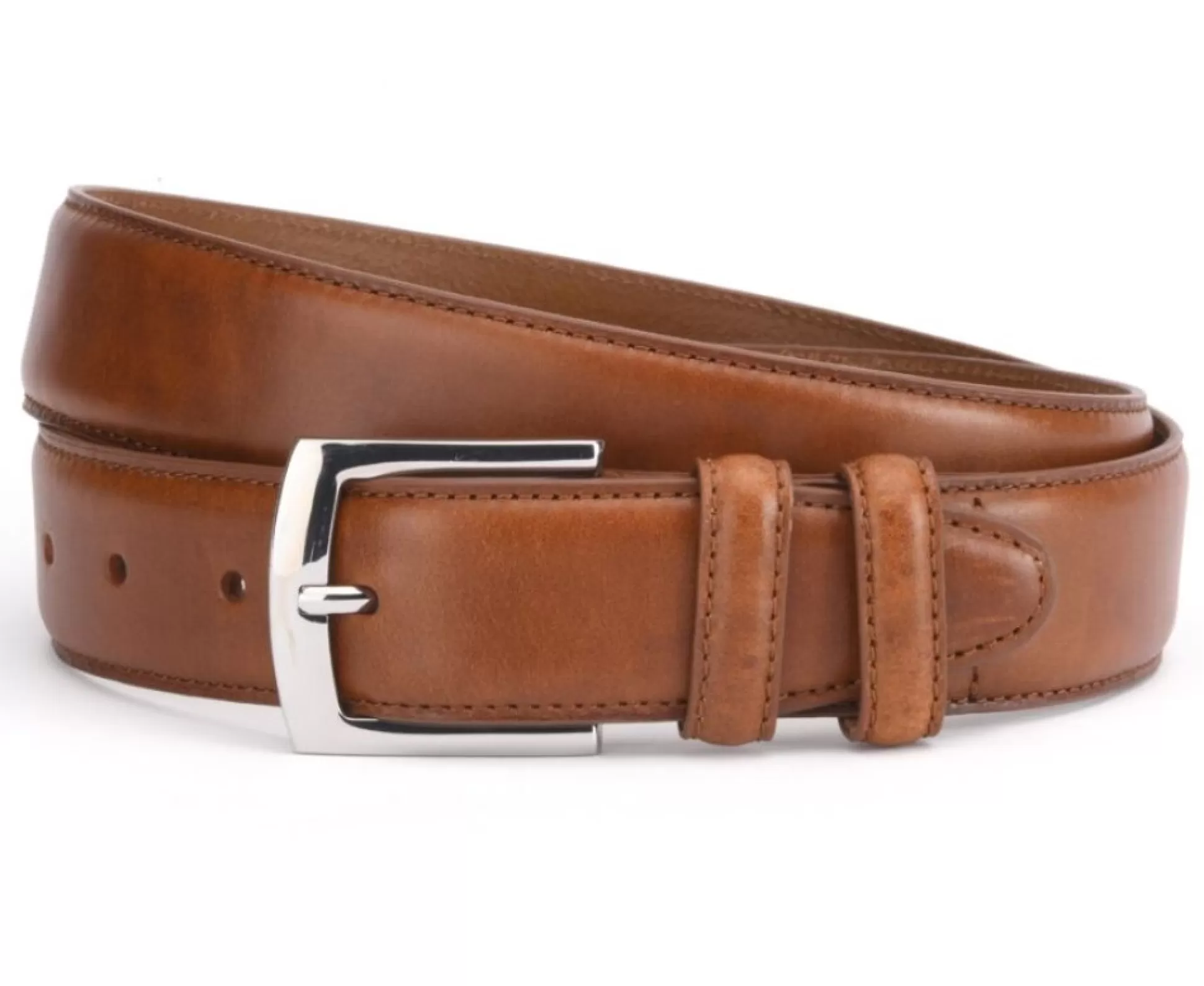 Bexley Ceintures*Ceinture Luxe Homme Westgate Silver Gold Patine