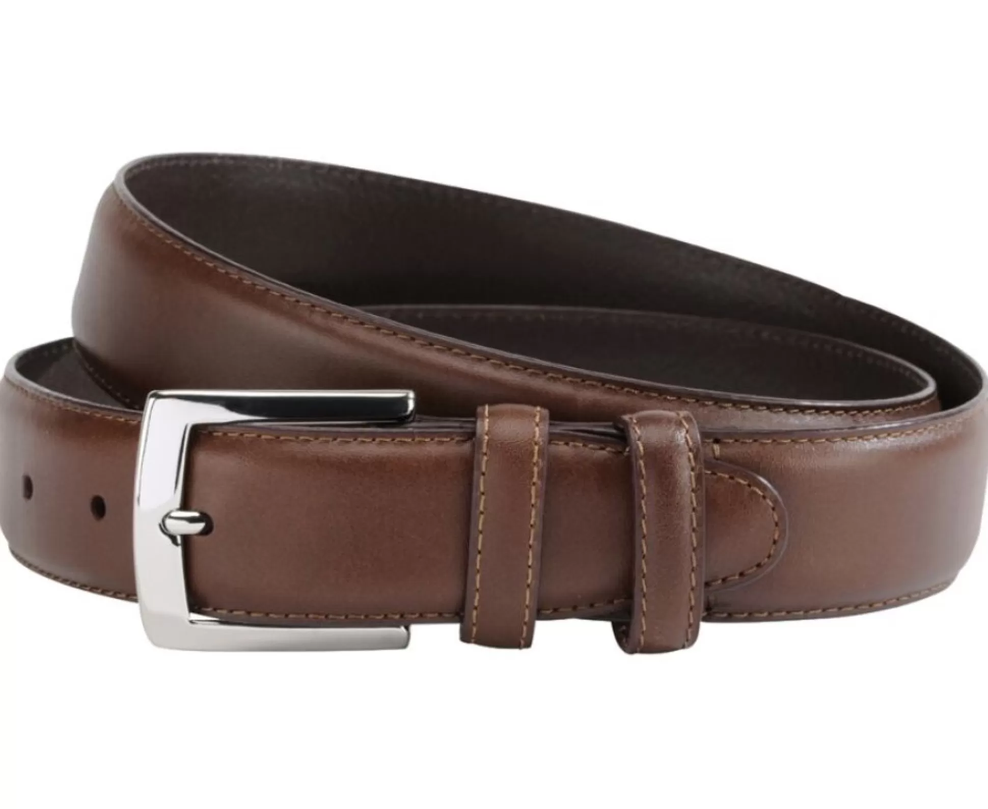 Bexley Ceintures*Ceinture Luxe Homme Westgate Silver Chataigne