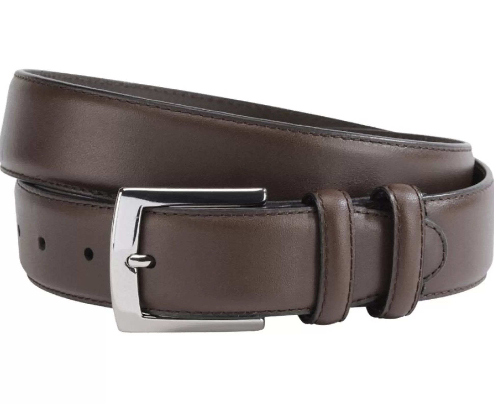 Bexley Ceintures*Ceinture Luxe Homme Westgate Silver Chocolat