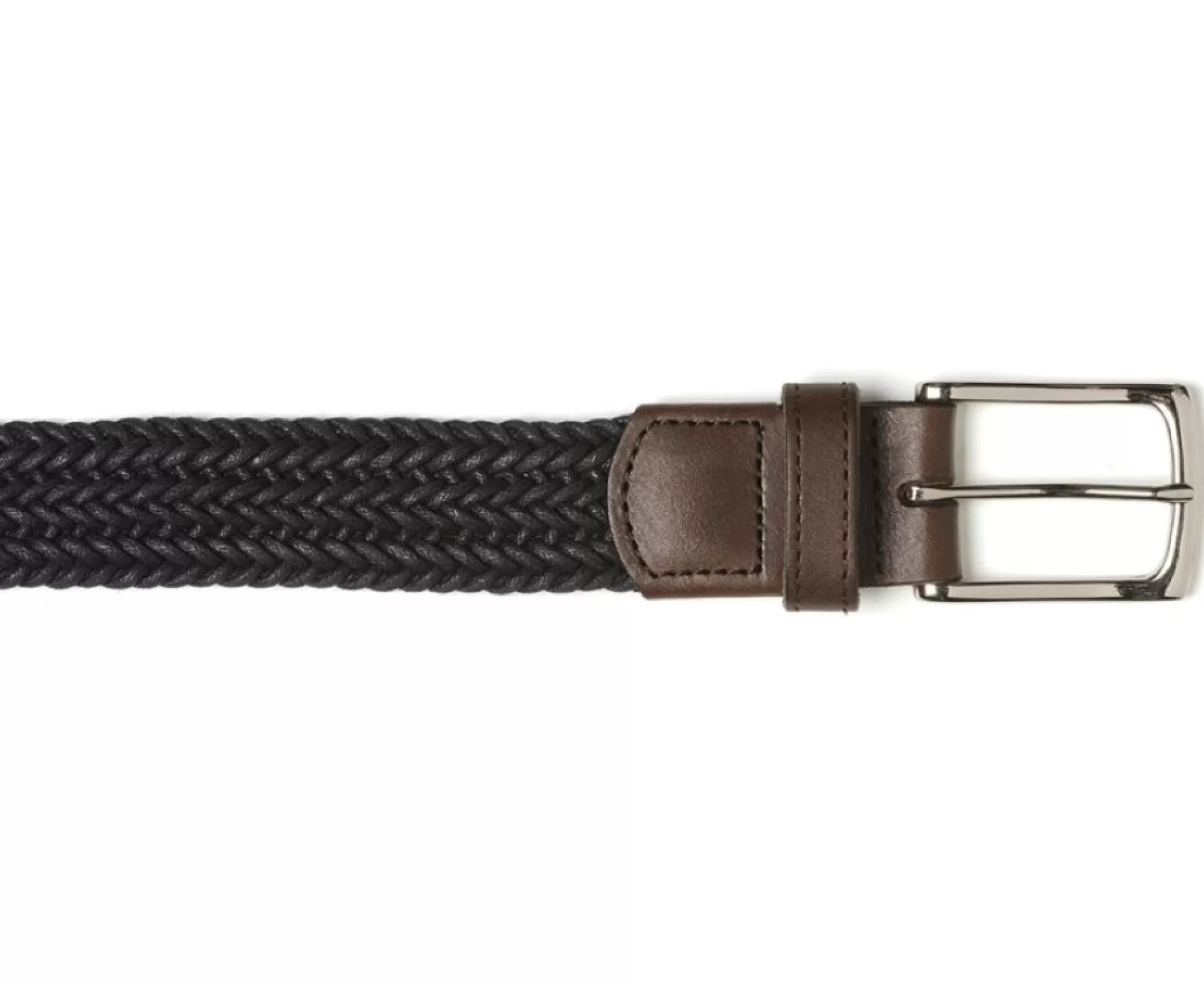 Bexley Ceintures*Ceinture Tressee Homme Norwood Silver Coton Navy