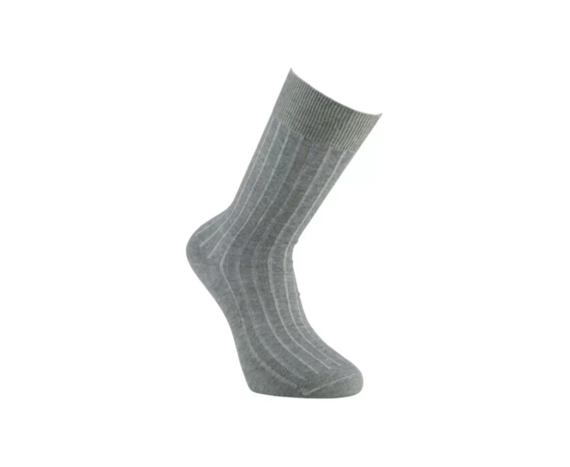 Bexley Chaussettes*Chausettes Homme Coton Lin Avec Cotes Vert Sauge