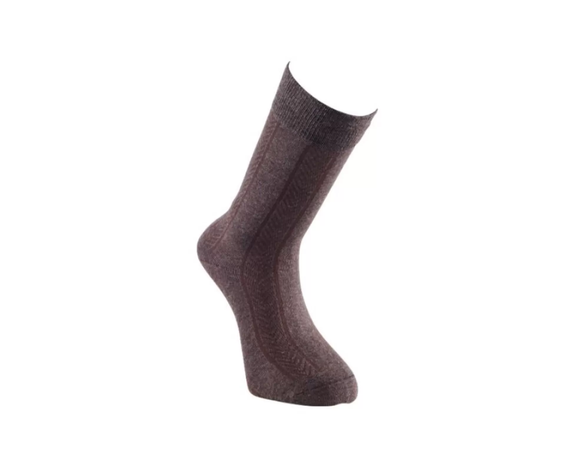 Bexley Chaussettes*Chaussettes Homme Epaisses Coton Rayures Chocolat Chine