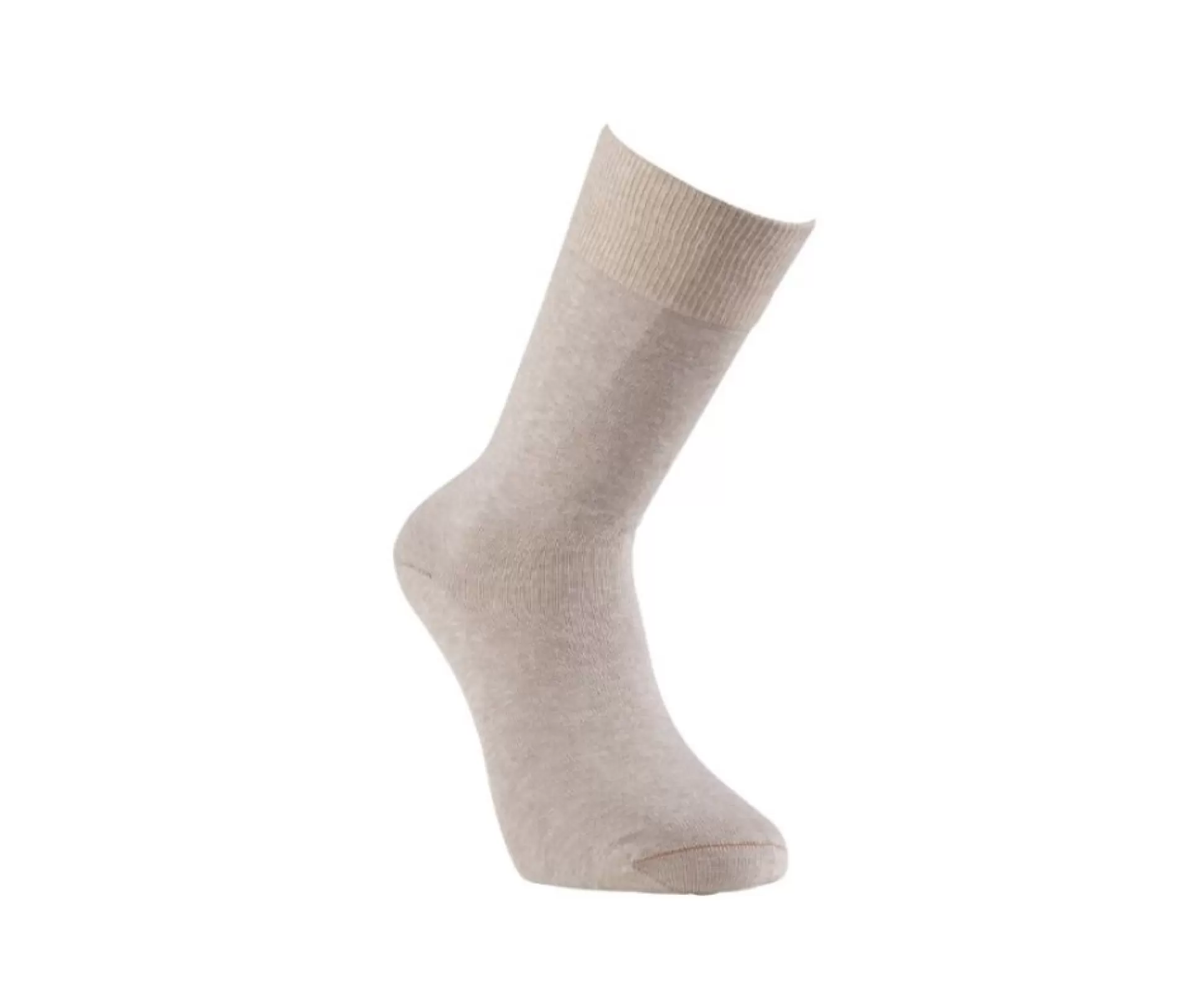 Bexley Chaussettes*Chaussettes Homme Fines Coton Beige Chine