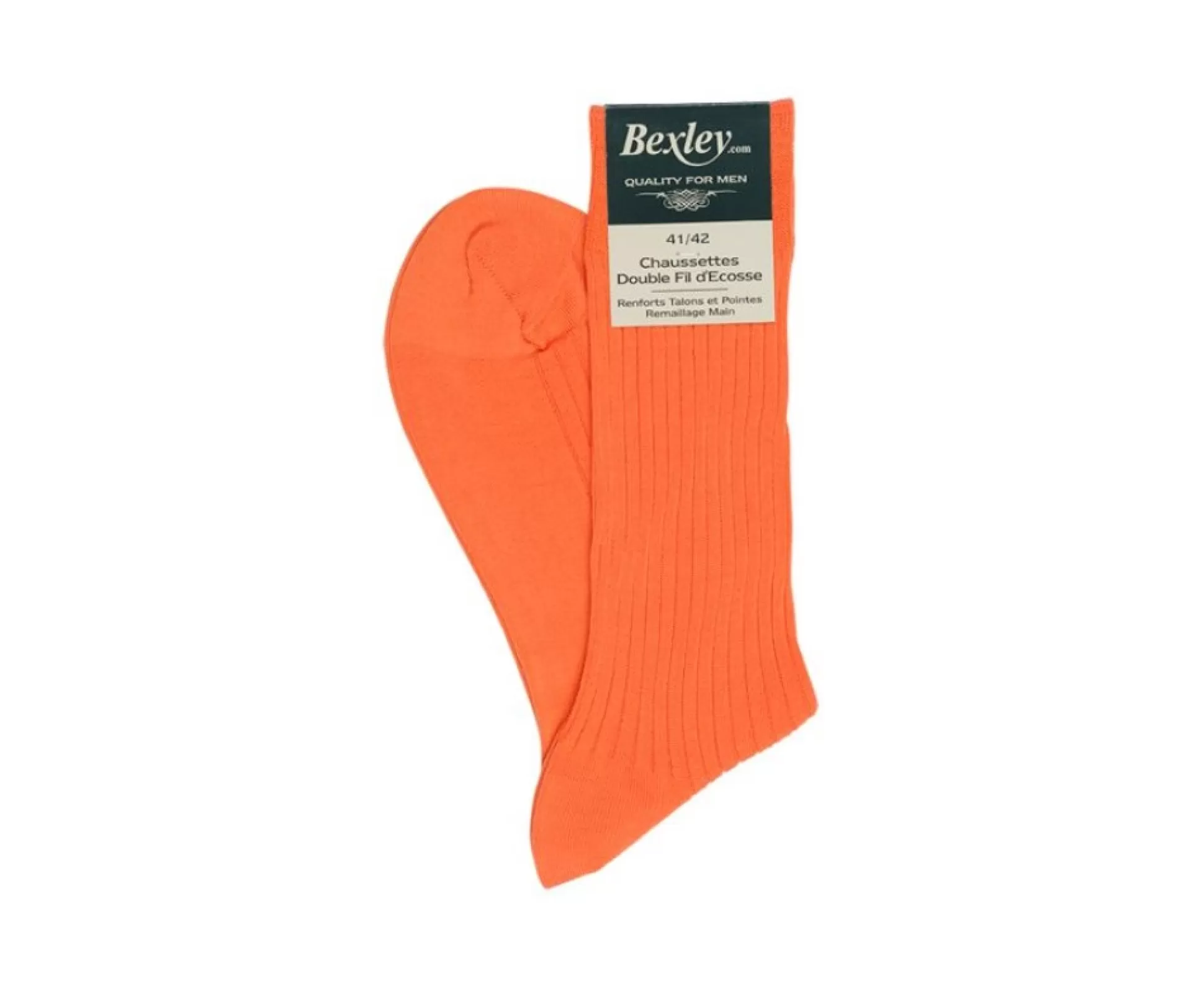 Bexley Chaussettes*Chaussettes Ville Homme Fils D'Ecosse Orange