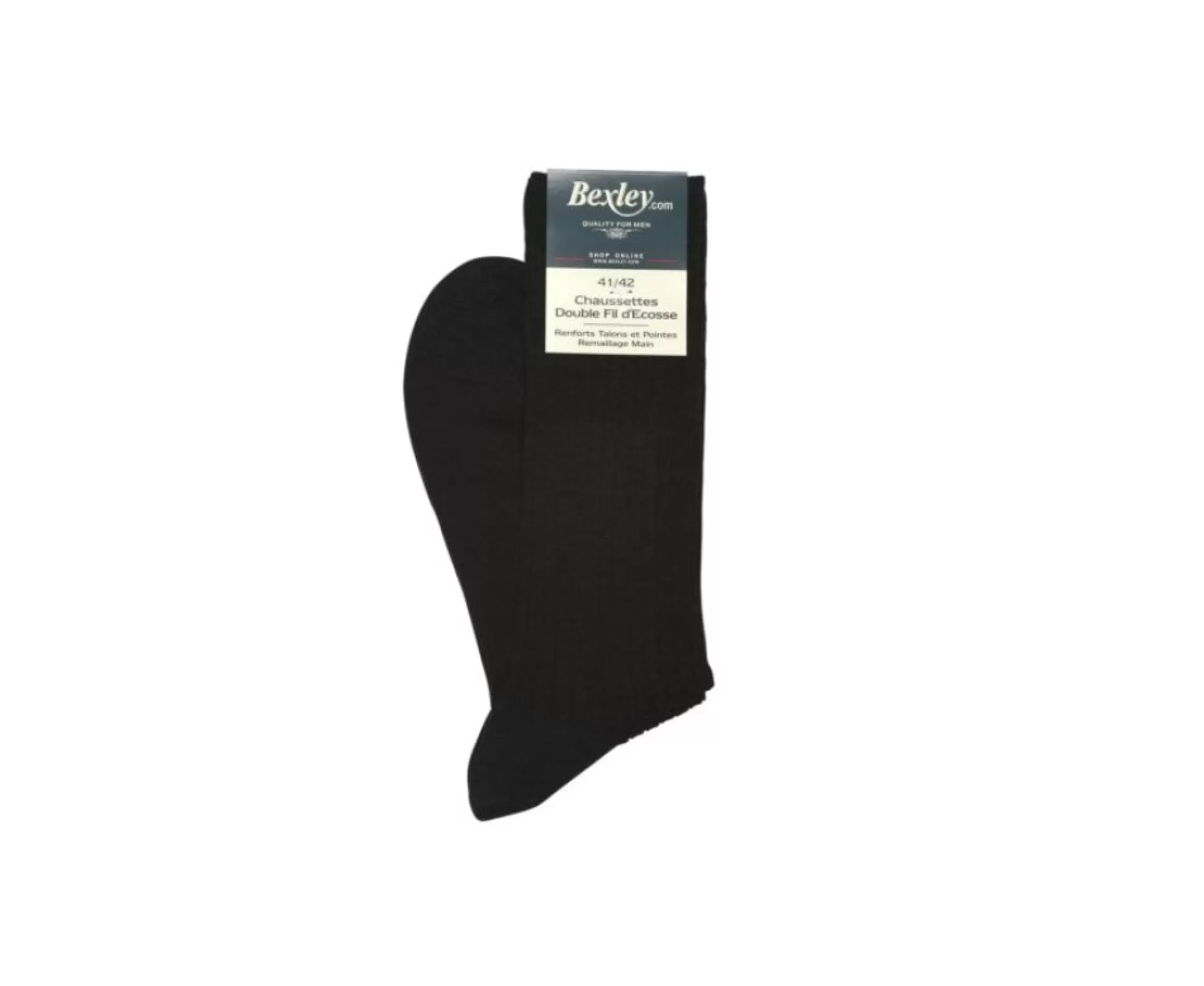 Bexley Chaussettes*Chaussettes Ville Homme Fils D'Ecosse Gris Anthracite Chine