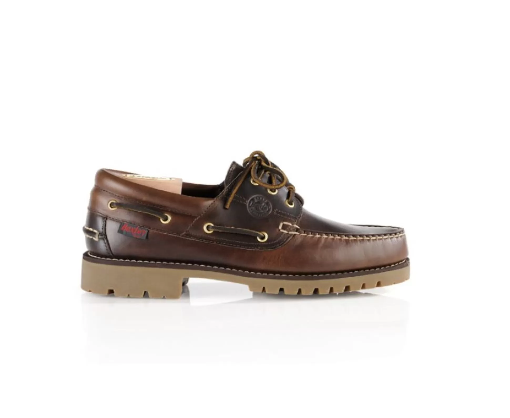 Bexley Chaussures Bateau*Chaussures Bateau Homme Cuir Boca Raton Marron Fonce