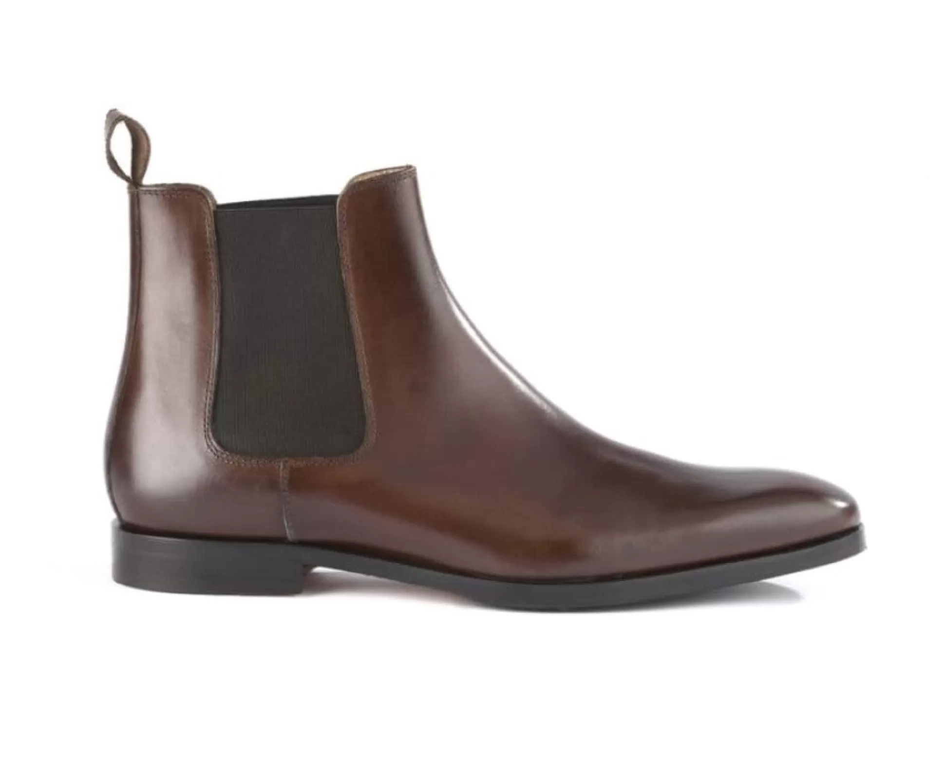 Bexley Chelsea Boots*Chelsea Boots Cuir Homme Bergame Patin Chocolat