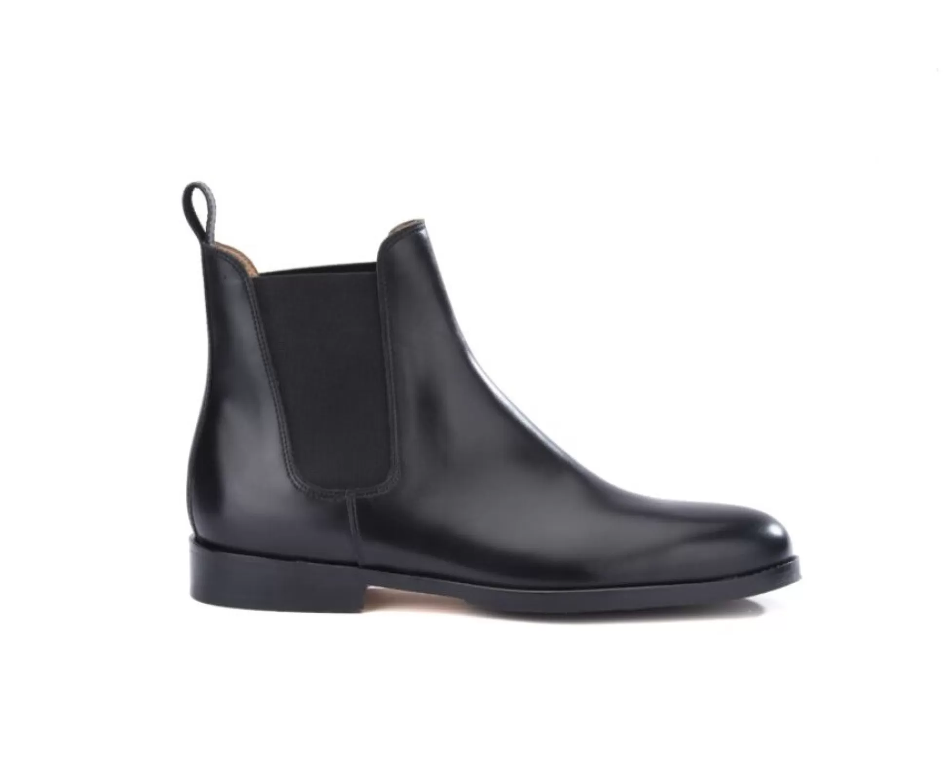 Bexley Boots & Bottines*Chelsea Boots Cuir Homme Flager Patin Noir