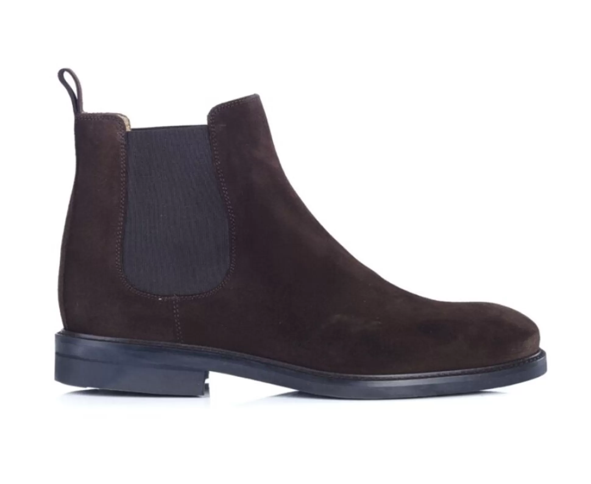 Bexley Chaussures Confort*Chelsea Boots Cuir Pull Up Homme Fangler Gomme City Velours Brun