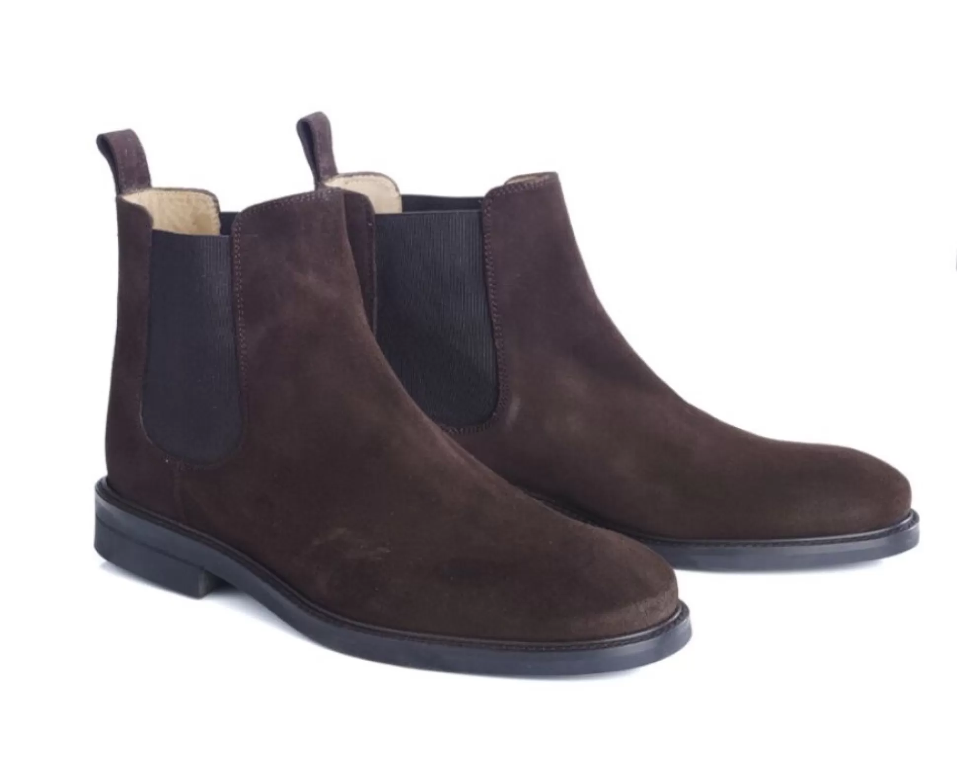 Bexley Chaussures Confort*Chelsea Boots Cuir Pull Up Homme Fangler Gomme City Velours Brun