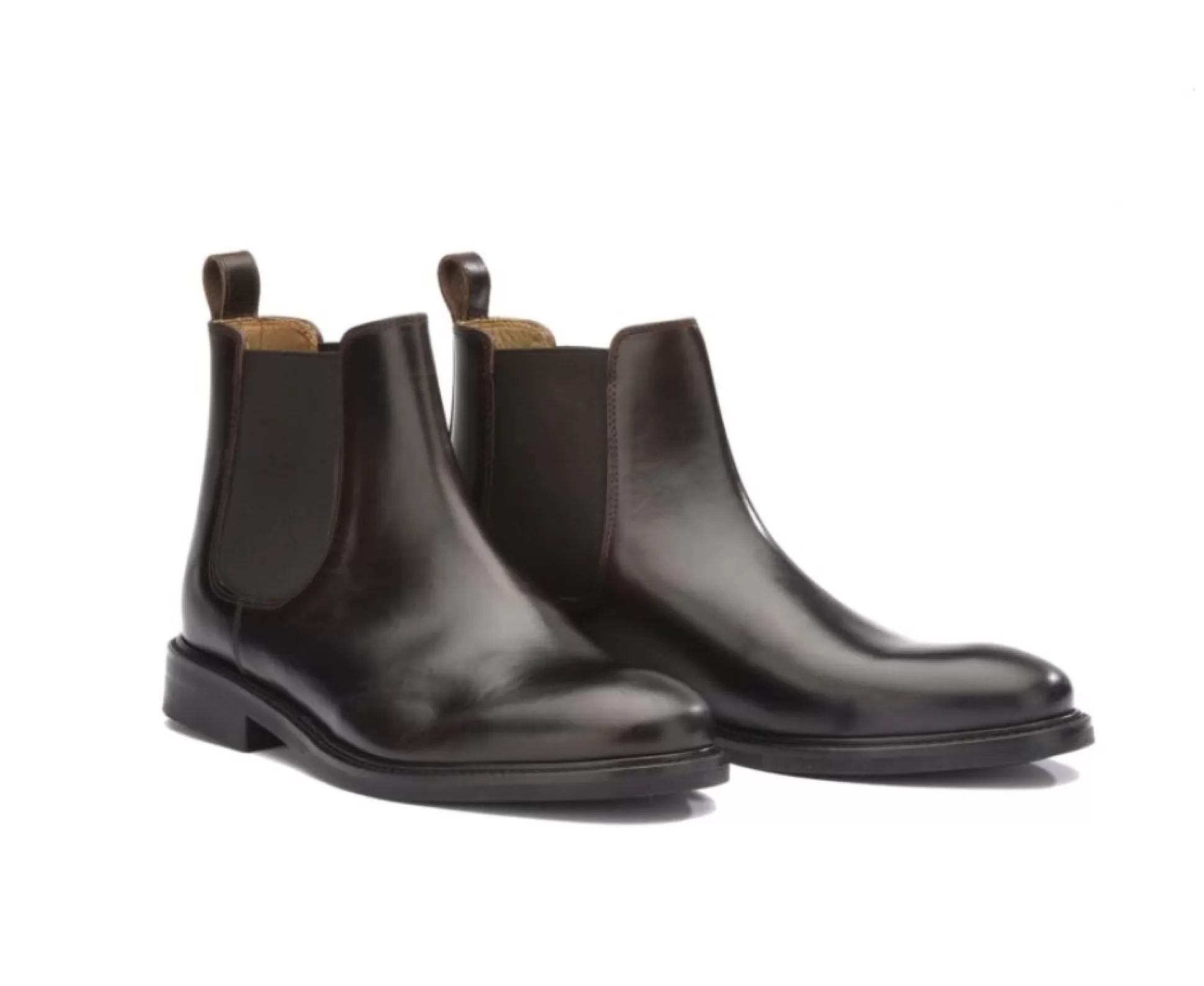 Bexley Chaussures Confort*Chelsea Boots Cuir Pull Up Homme Fangler Gomme City Chocolat