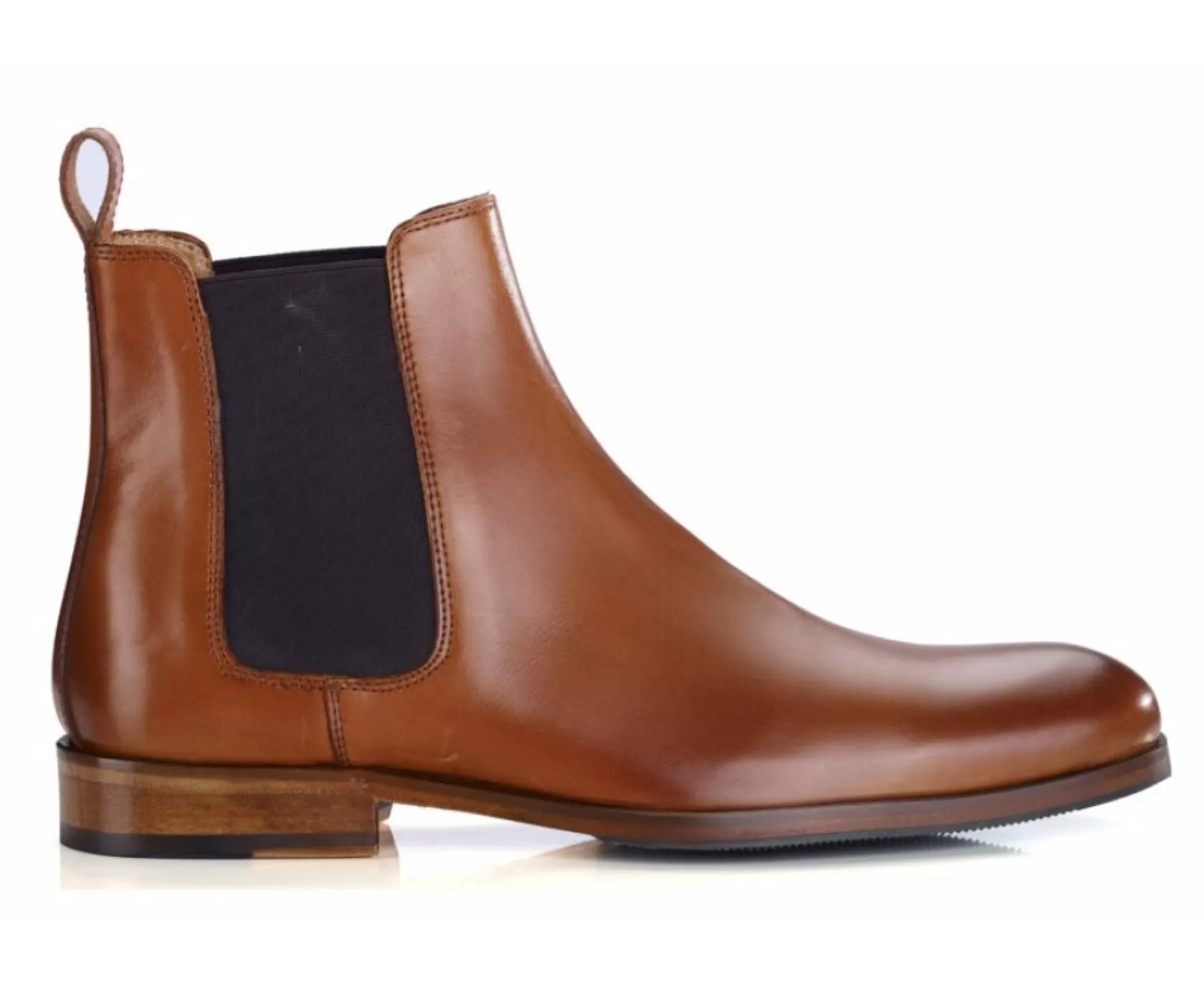 Bexley Boots & Bottines*Chelsea Boots Homme Dawson Ii Patin Cognac Patine