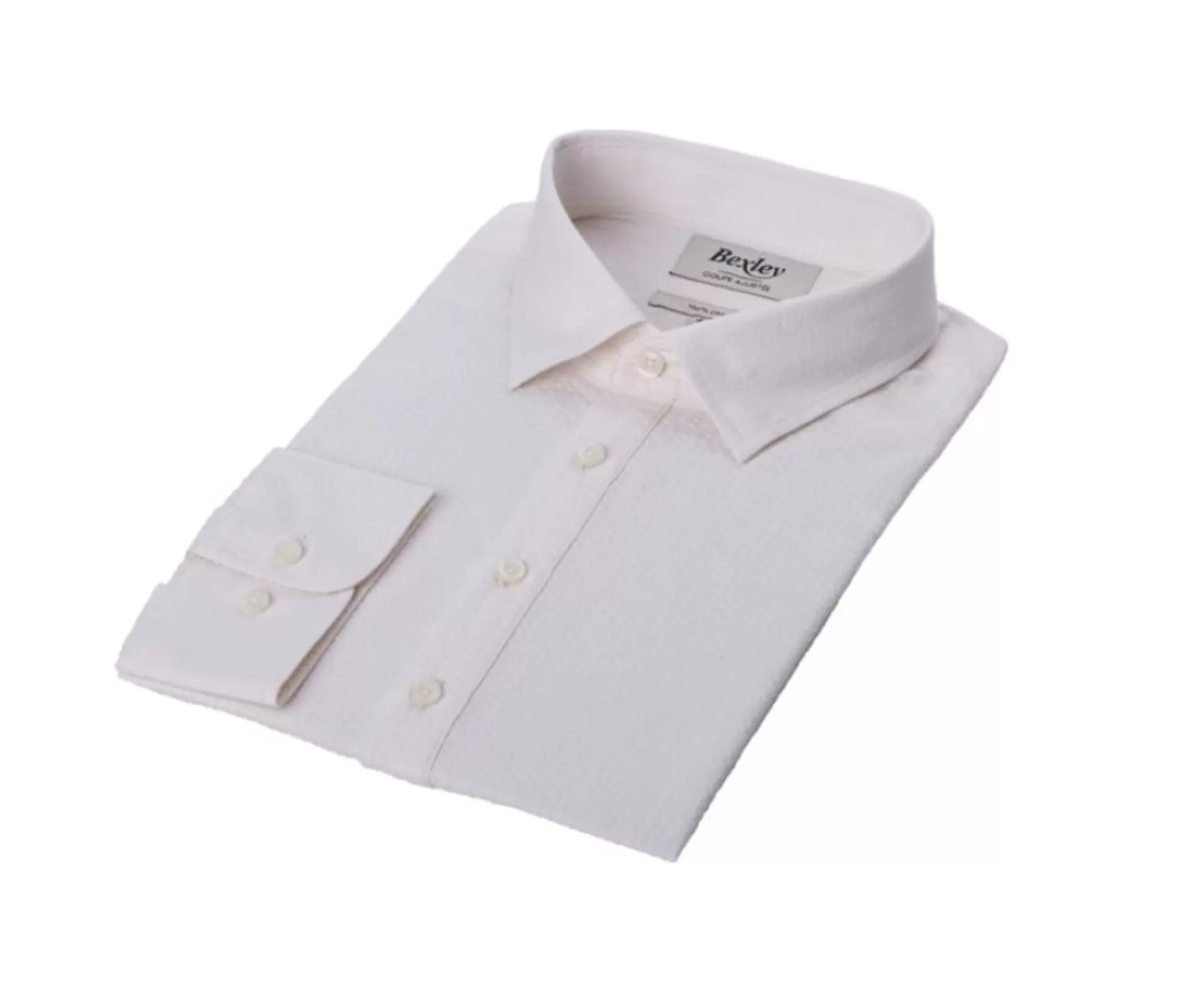 Bexley Coupe Ajustée*Chemise Homme Seersucker Wildebert Blanc Rose