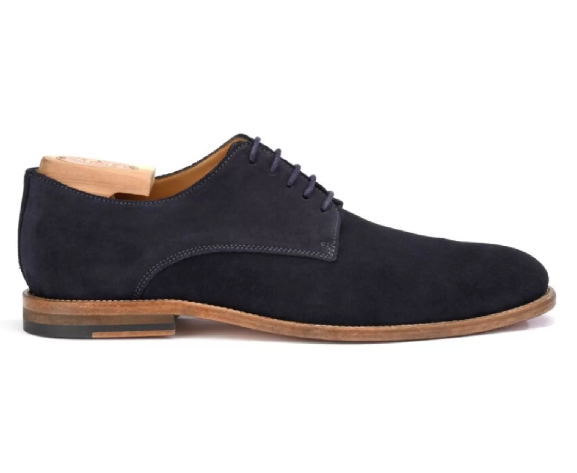 Bexley Chaussures Confort*Derbies Homme Semelle Cuir Hilperton Velours Marine