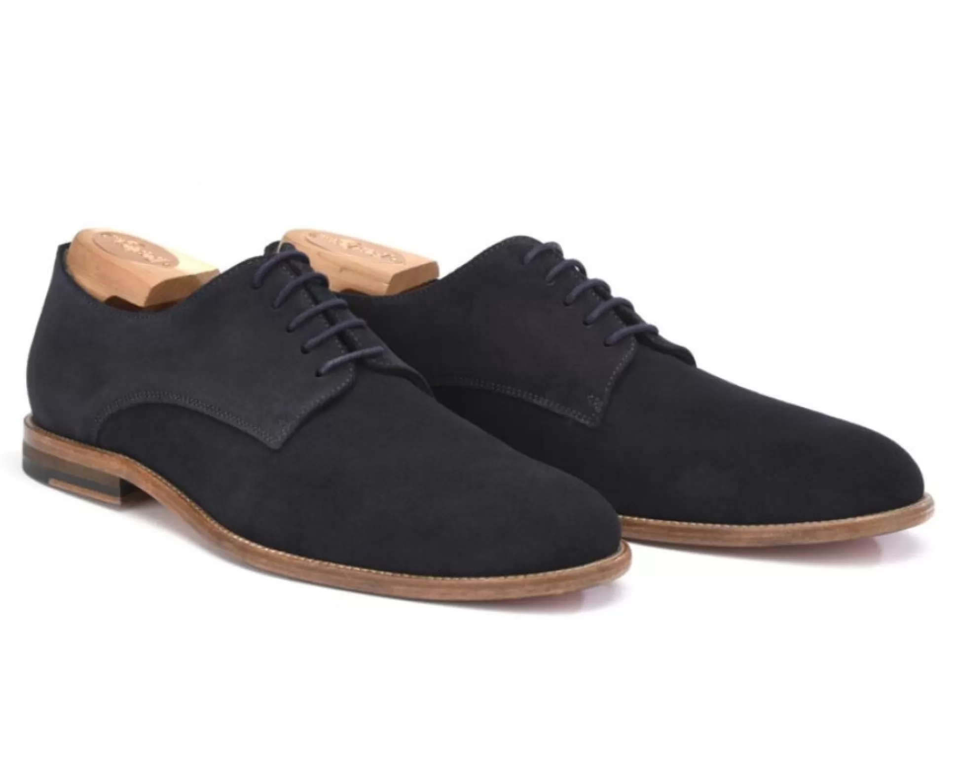 Bexley Chaussures Confort*Derbies Homme Semelle Cuir Hilperton Velours Marine