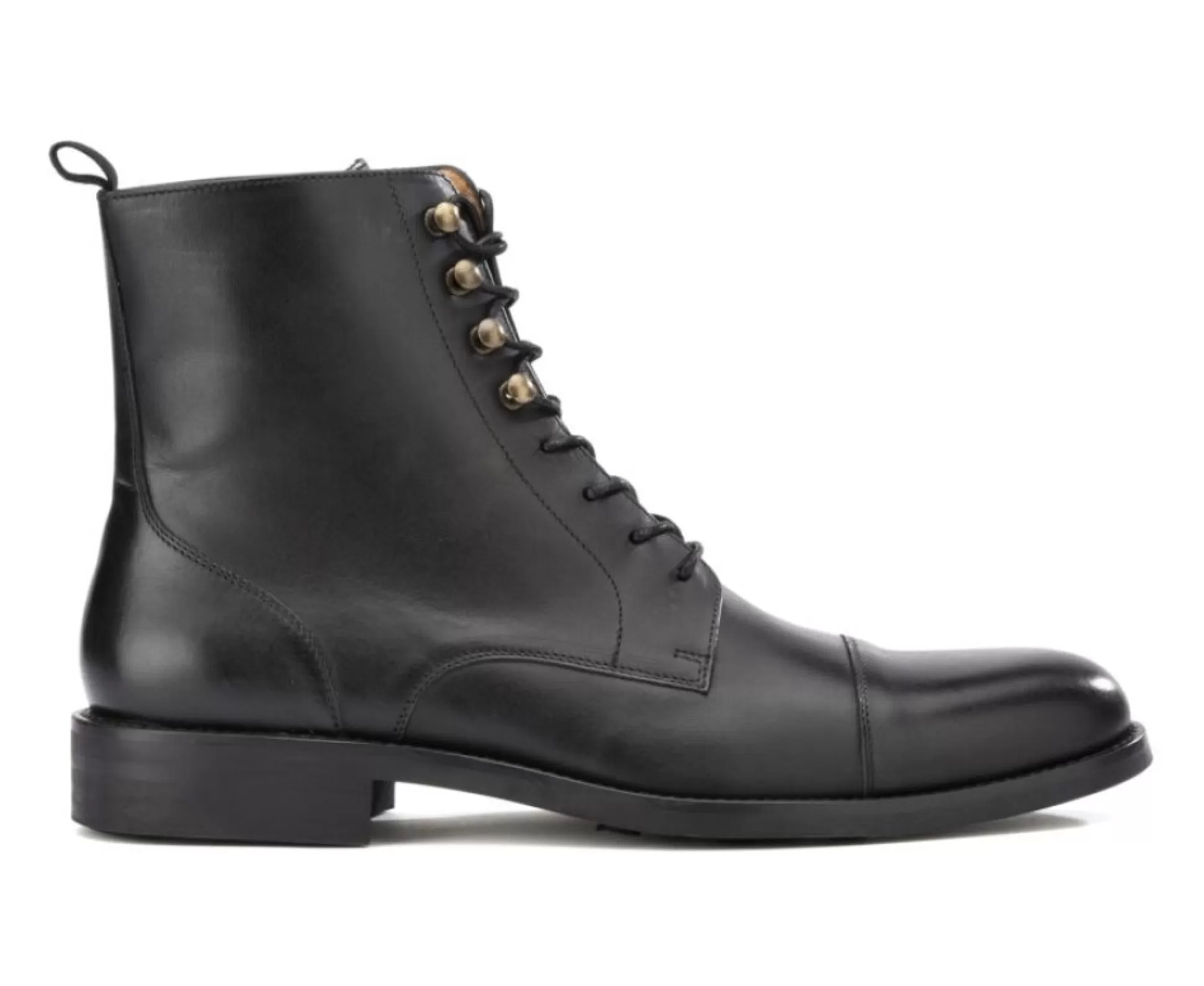 Bexley Chaussures Confort*Derby Boots Homme A Lacets Enfield Ii Gomme City Noir Patine