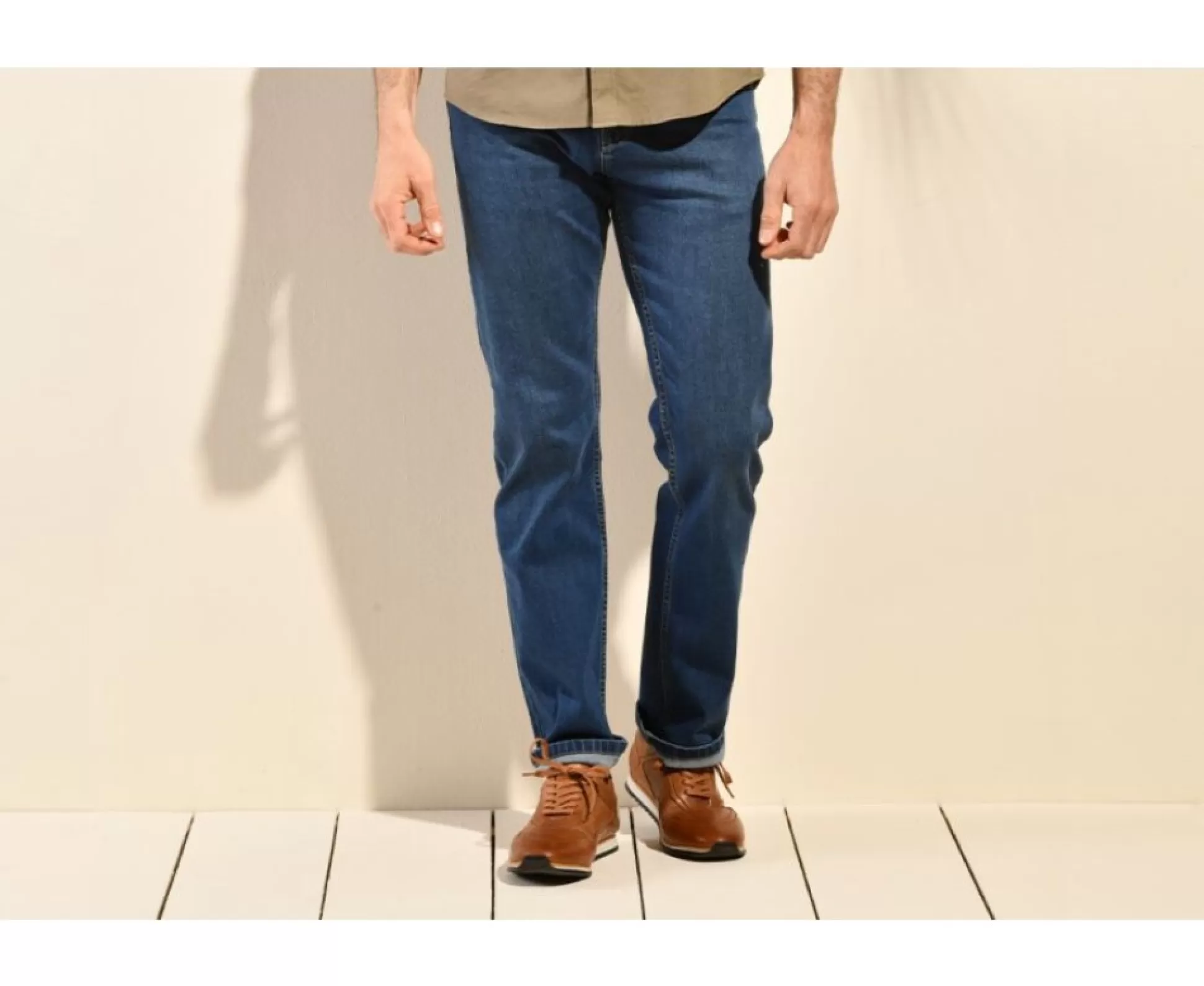 Bexley Coupe Standard*Jean Homme Delave Chuck Ii Denim Stone