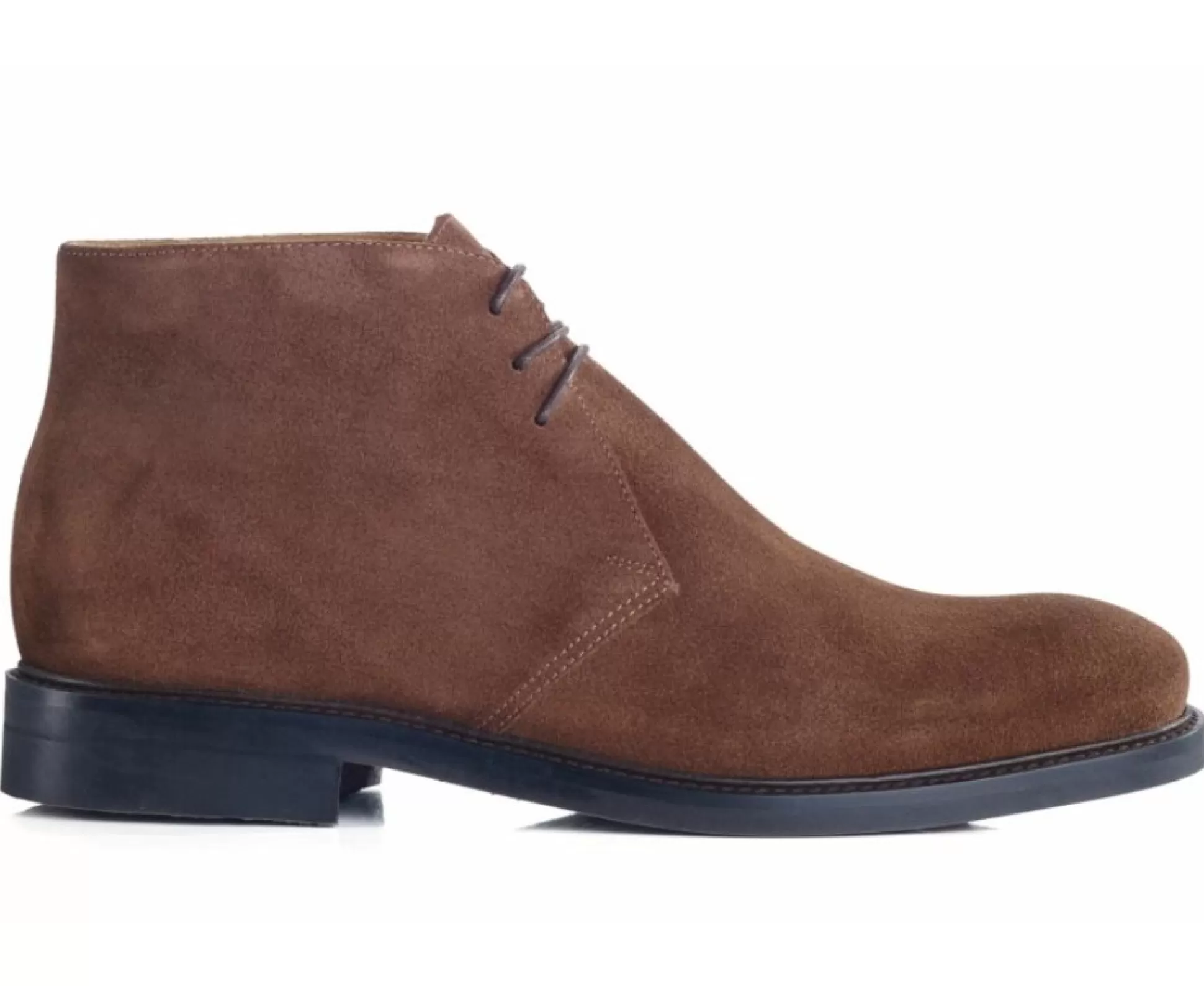 Bexley Chaussures Confort*Low Boots Homme Greenwich Gomme City Ii Velours Havane