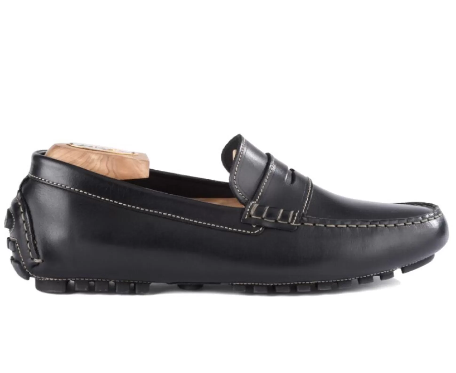 Bexley Mocassins & Drivers*Mocassin Ete Homme Cuir Ferguson Noir