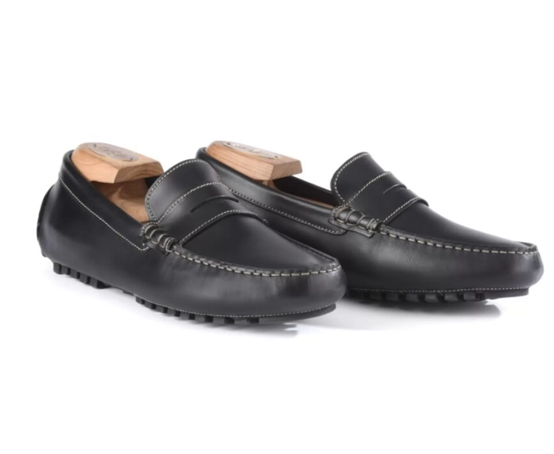 Bexley Mocassins & Drivers*Mocassin Ete Homme Cuir Ferguson Noir