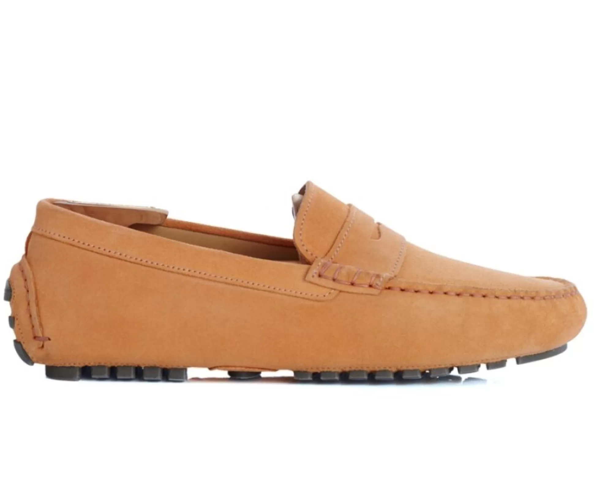 Bexley Mocassins & Drivers*Mocassin Ete Homme Ferguson Velours Mandarine