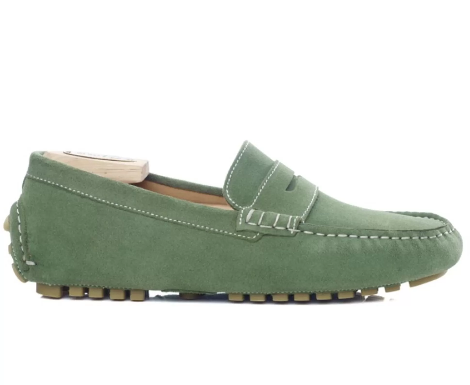 Bexley Mocassins & Drivers*Mocassin Ete Homme Ferguson Velours Vert