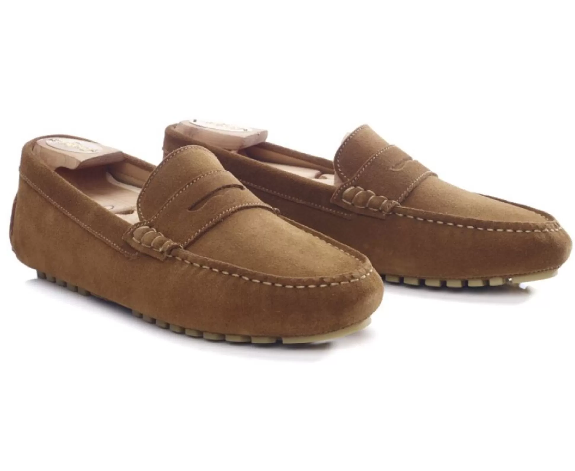 Bexley Mocassins & Drivers*Mocassin Ete Homme Ferguson Velours Caramel