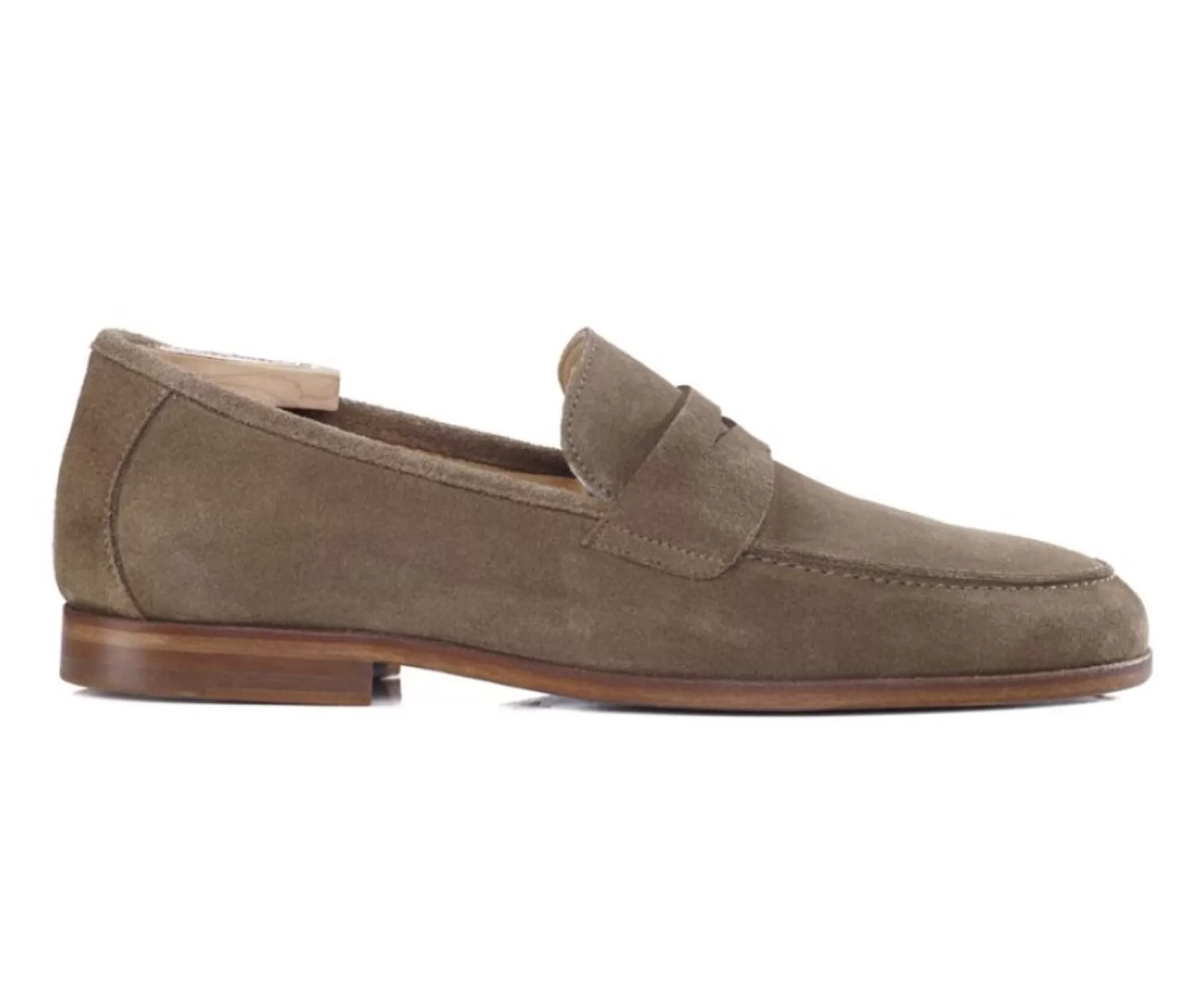 Bexley Mocassins*Mocassin Homme Cuir Dervio Velours Taupe