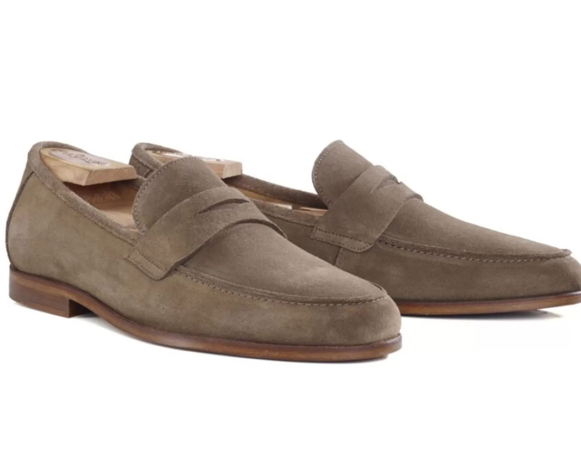 Bexley Mocassins*Mocassin Homme Cuir Dervio Velours Taupe