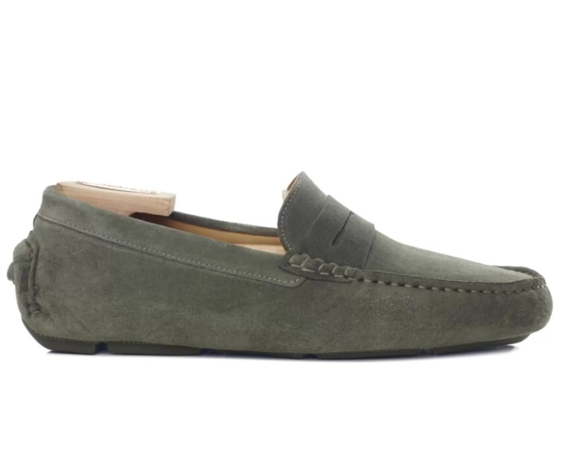 Bexley Mocassins & Drivers*Mocassin Homme Ete Seacrest Ii Velours Vert