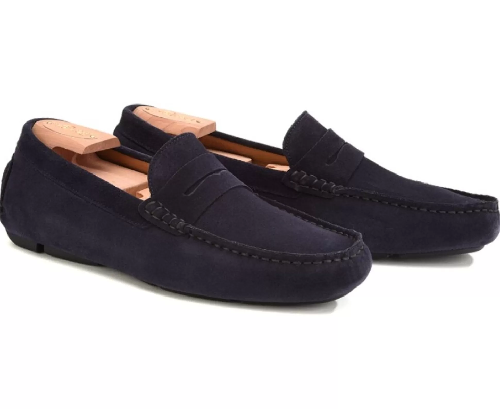 Bexley Mocassins & Drivers*Mocassin Homme Ete Seacrest Ii Velours Marine