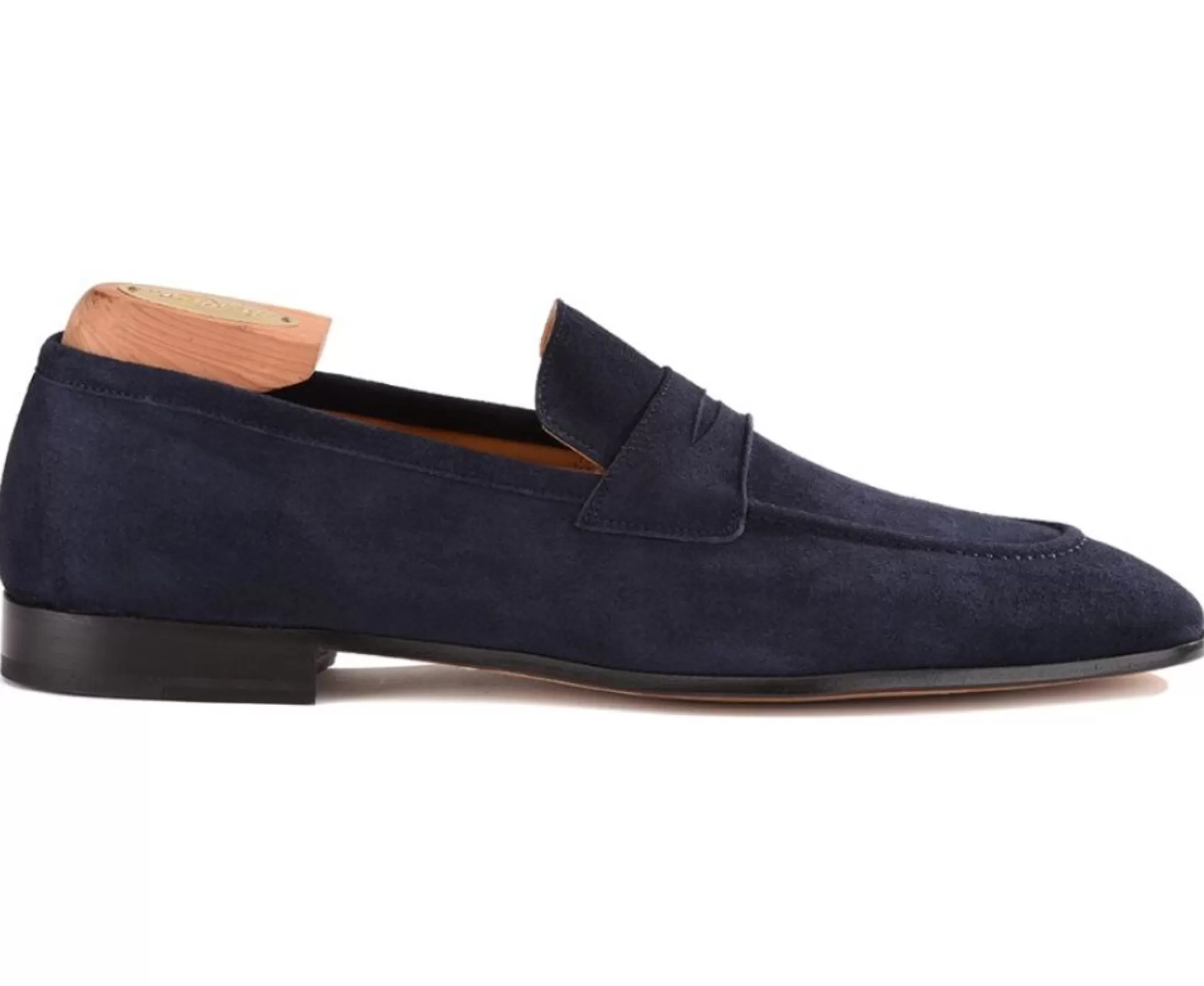 Bexley Chaussures Confort*Mocassin Homme Velours Bleu Marine Brione Velours Marine