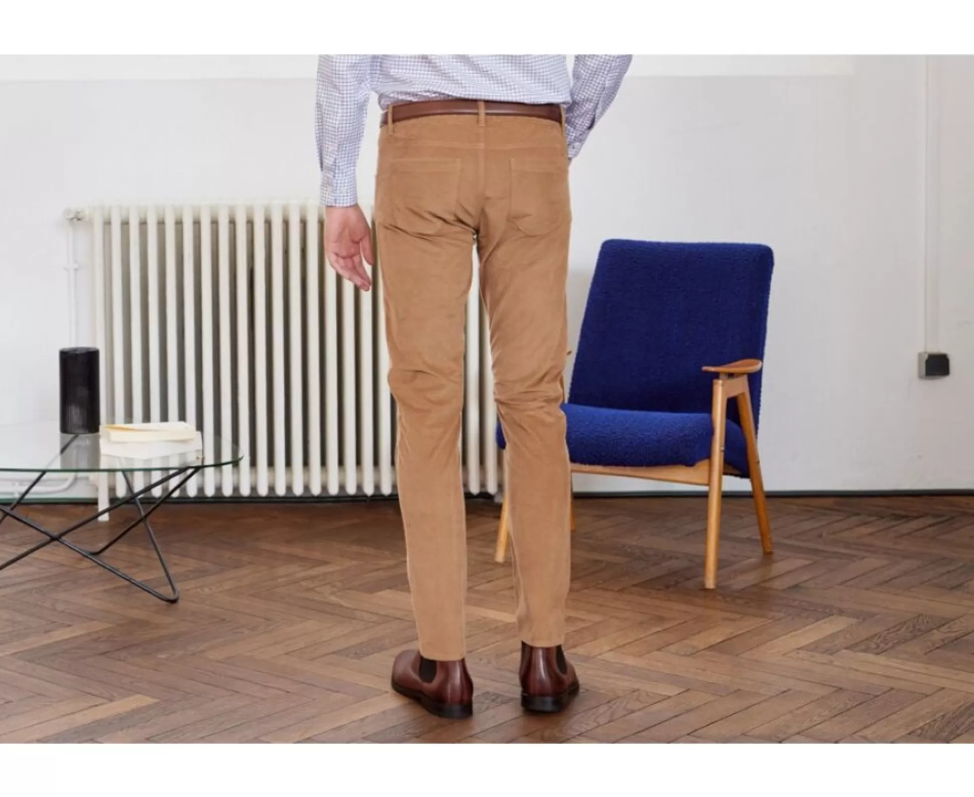 Bexley Coupe Ajustée*Pantalon 5 Poches Velours Homme Kars | Camel