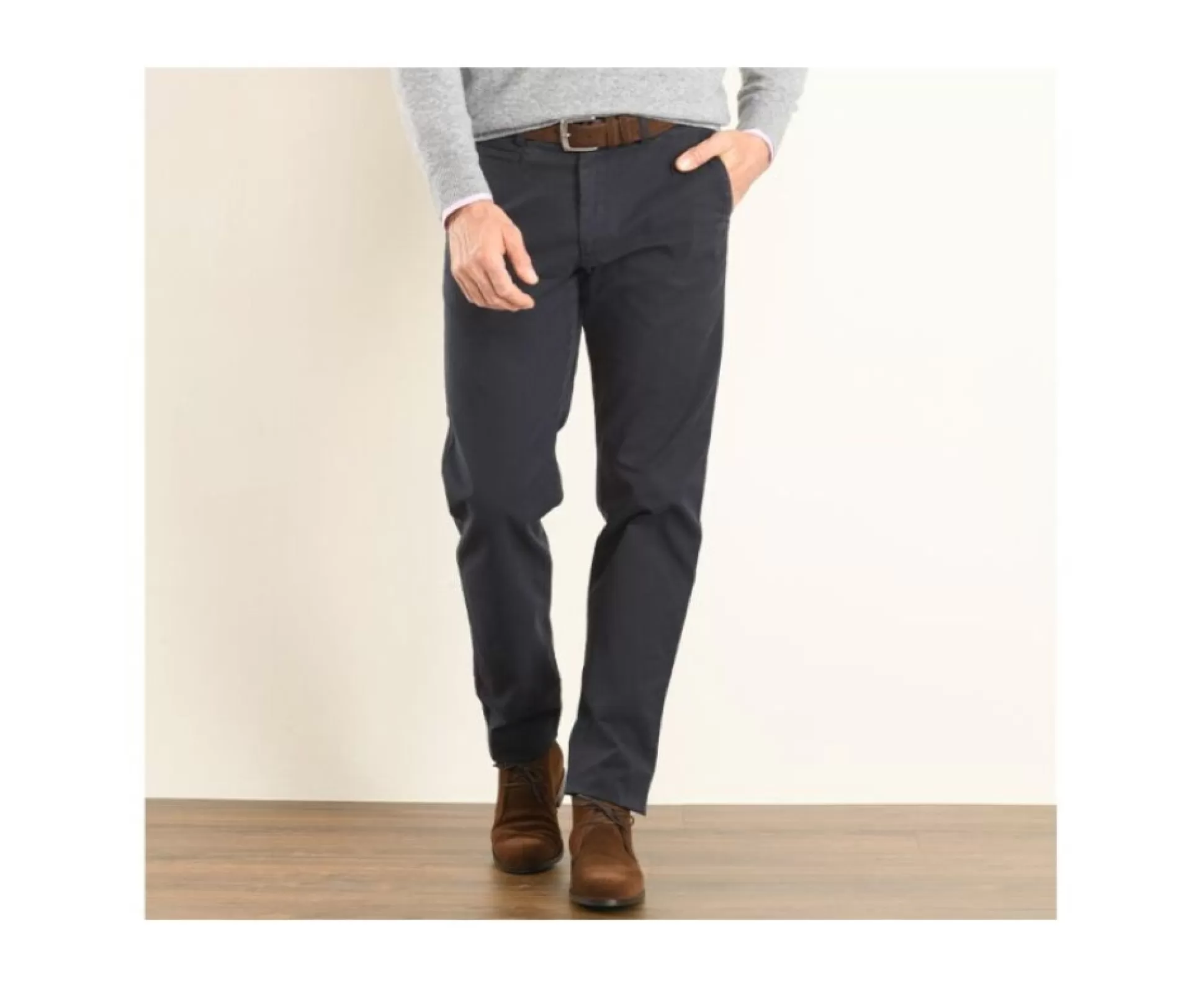 Bexley Pantalons Chino*Pantalon Chino Homme Jerry Ii Marine