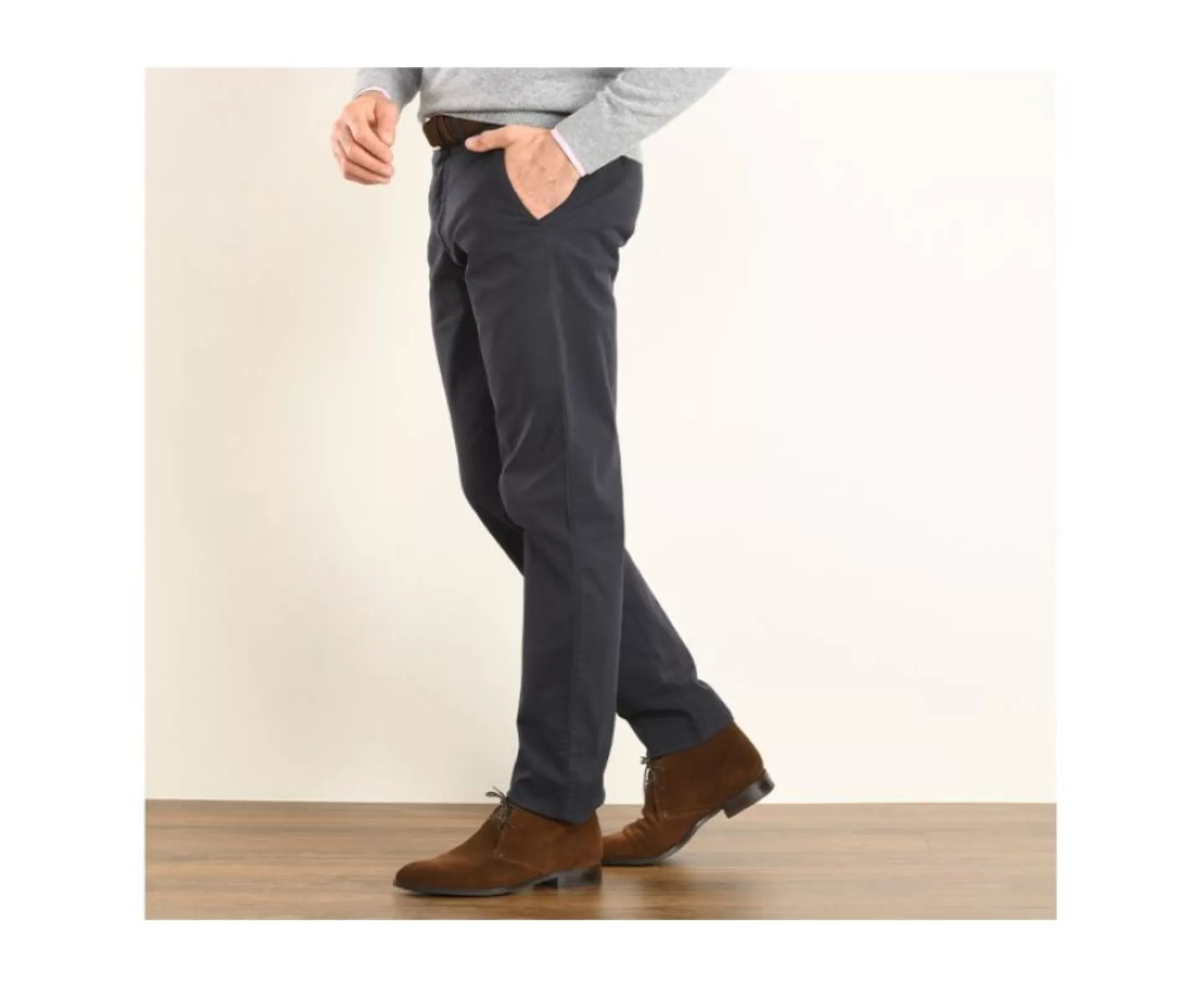 Bexley Pantalons Chino*Pantalon Chino Homme Jerry Ii Marine