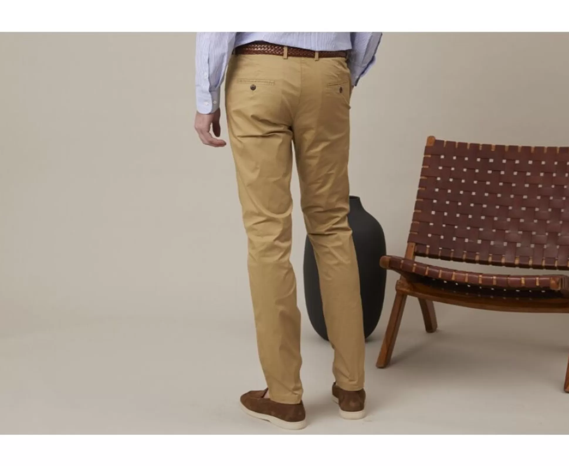 Bexley Coupe Ajustée*Pantalon Chino Homme Kallen Desert