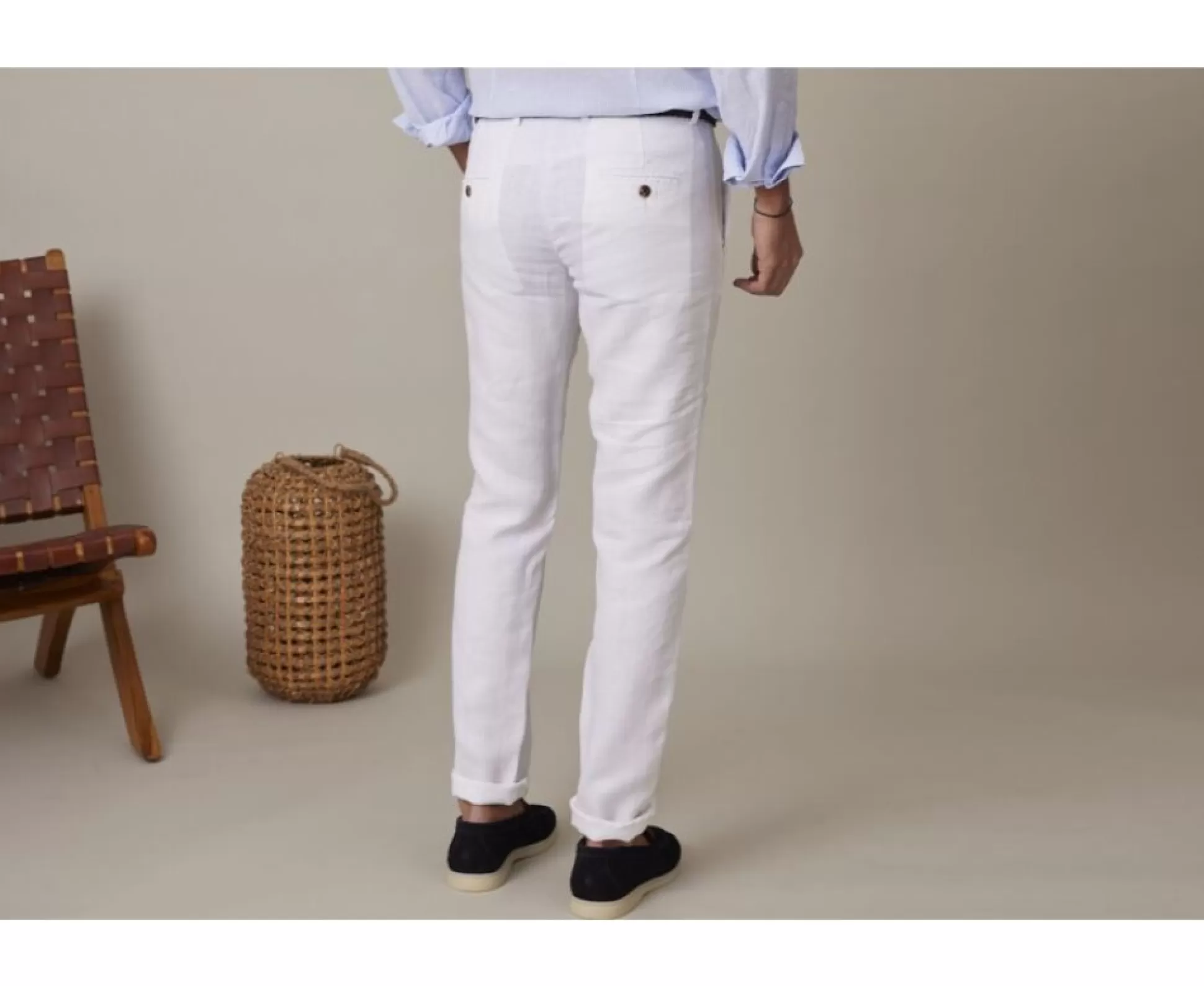 Bexley Coupe Ajustée*Pantalon Chino Homme Kylson Blanc