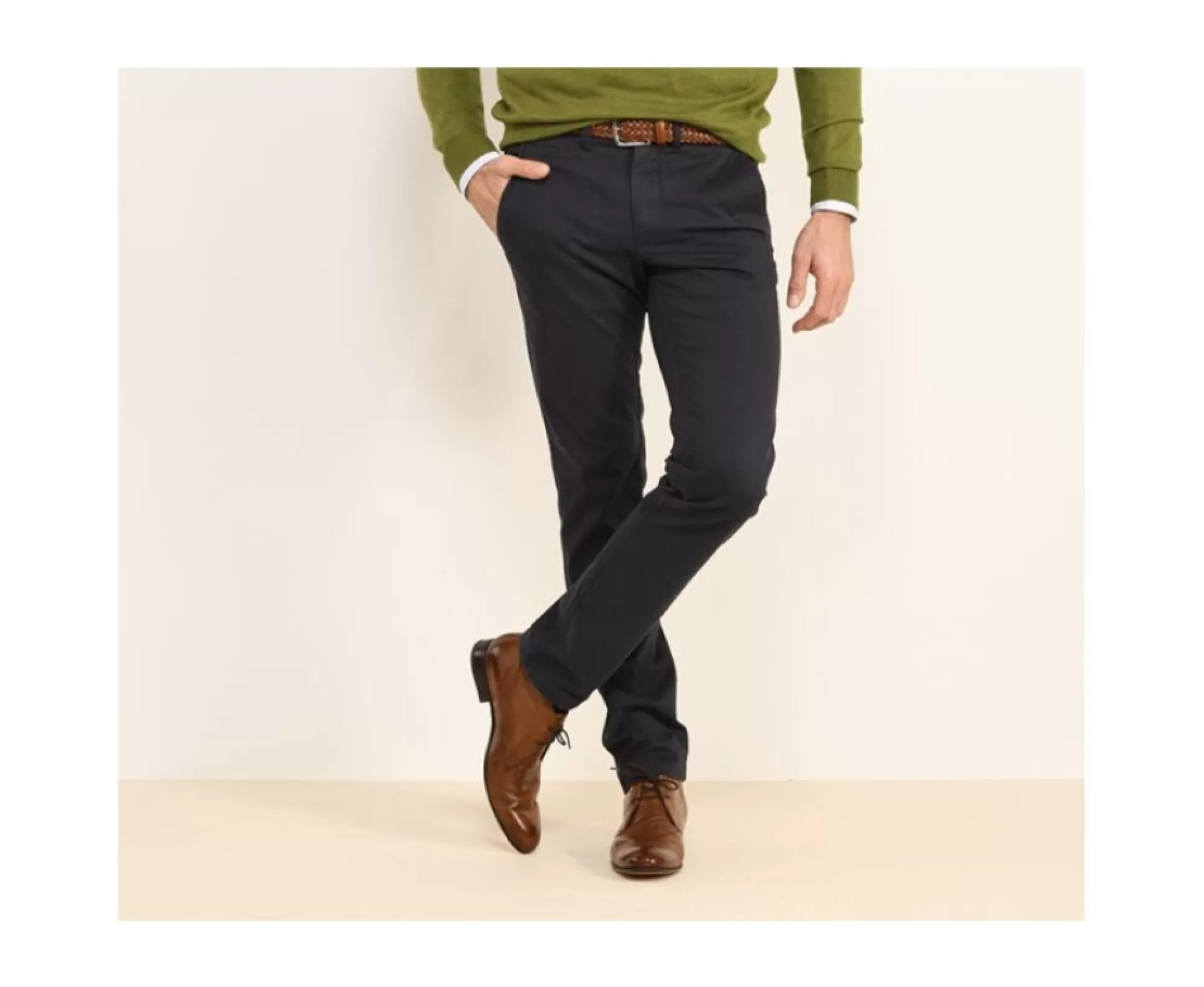 Bexley Pantalons Chino*Pantalon Chino Homme Kyrk Marine