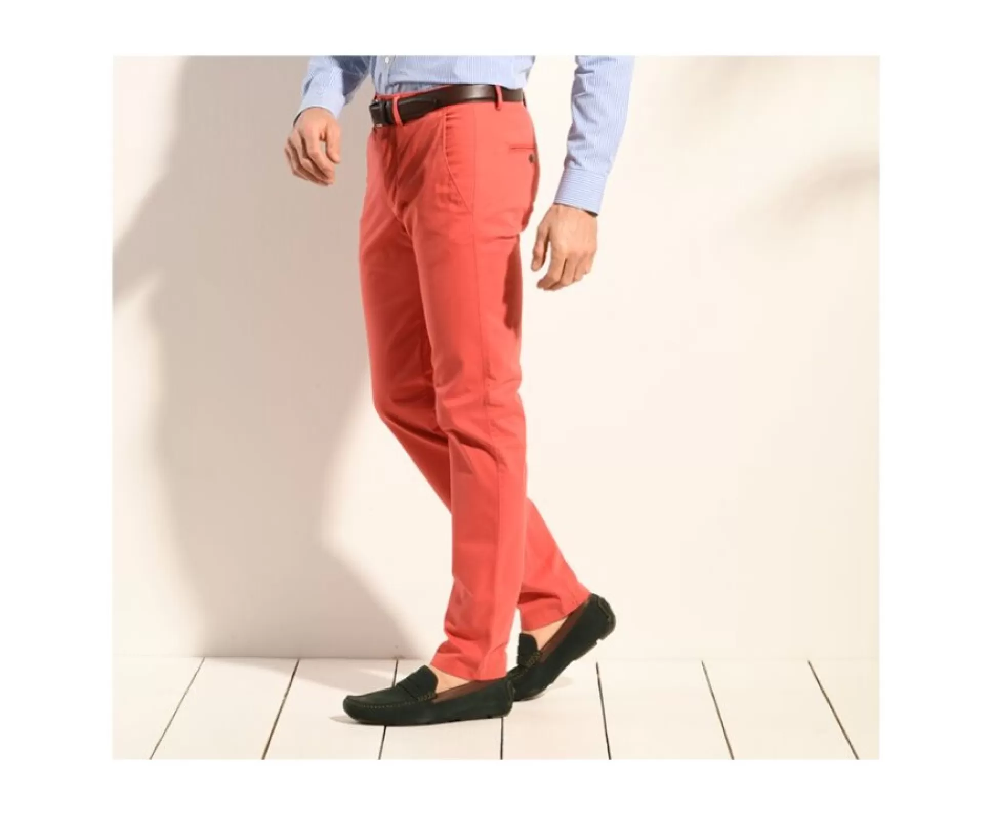 Bexley Coupe Ajustée*Pantalon Chino Homme Kyrk Corail